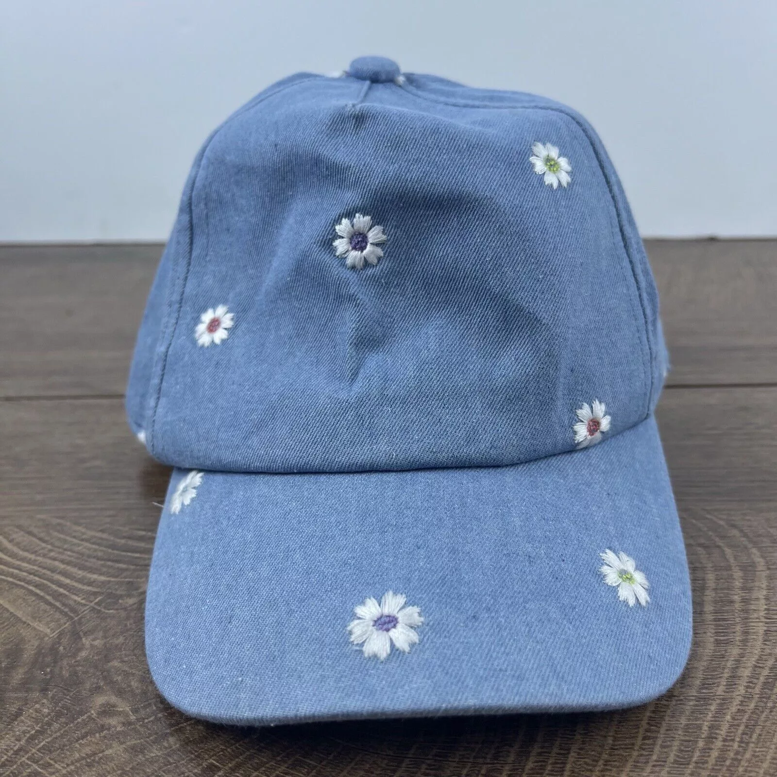 Other Hats Other Daisy Hat Daisys Flower Hat Blue Hat Adjustable Blue Adult S