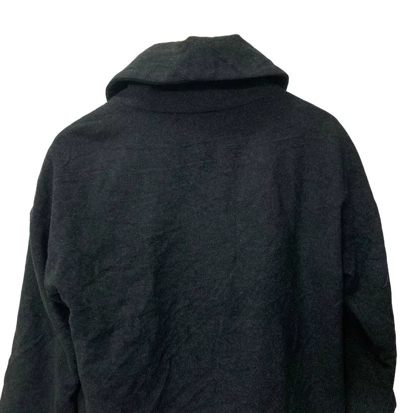 Journal Standard Parkas Vintage Journal Standard Wool Trench Coat Black