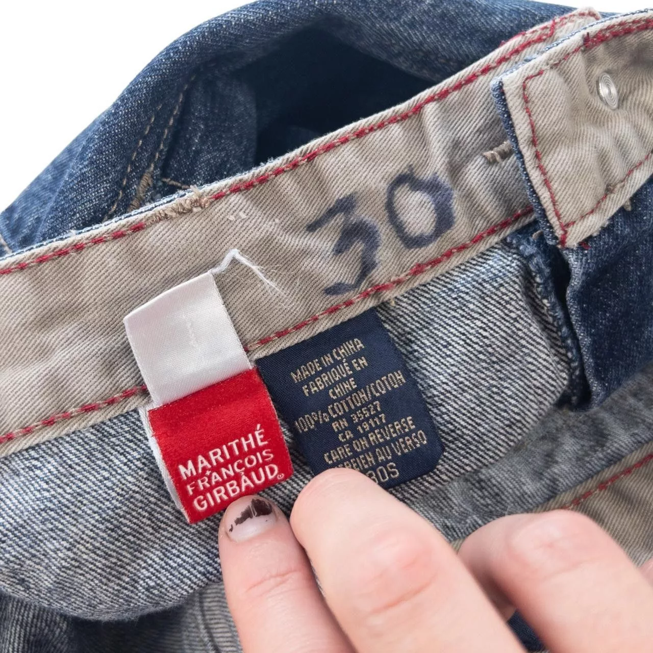 Marithe + Francois Girbaud Denim Vintage Marithe + Francois Girbaud Jeans Size W30 Blue