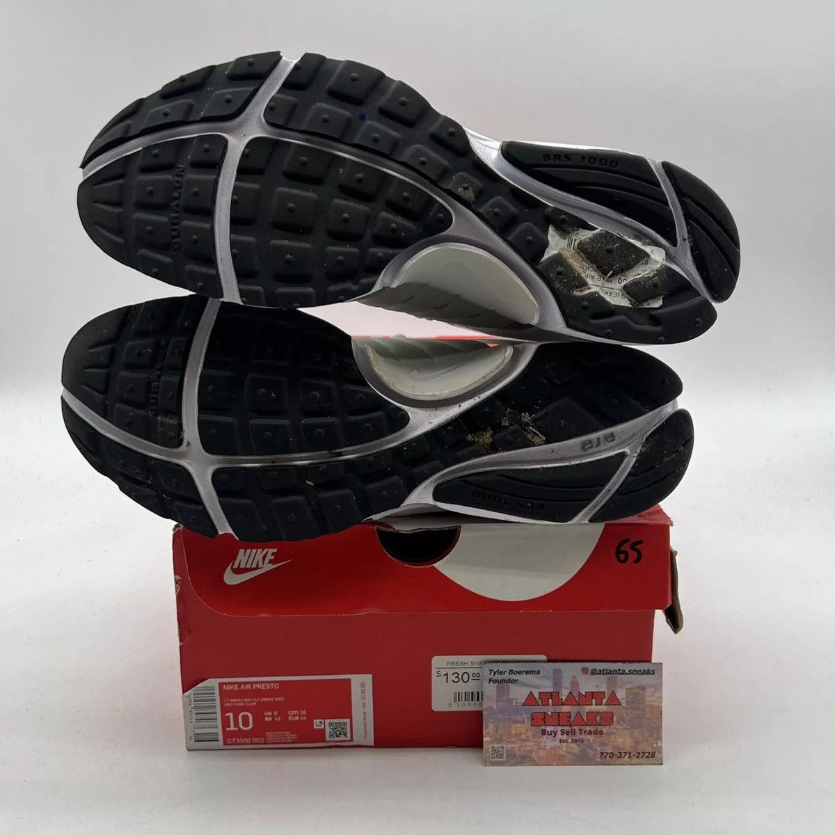 Nike Low Top Sneakers Nike Air presto light smoke grey Red