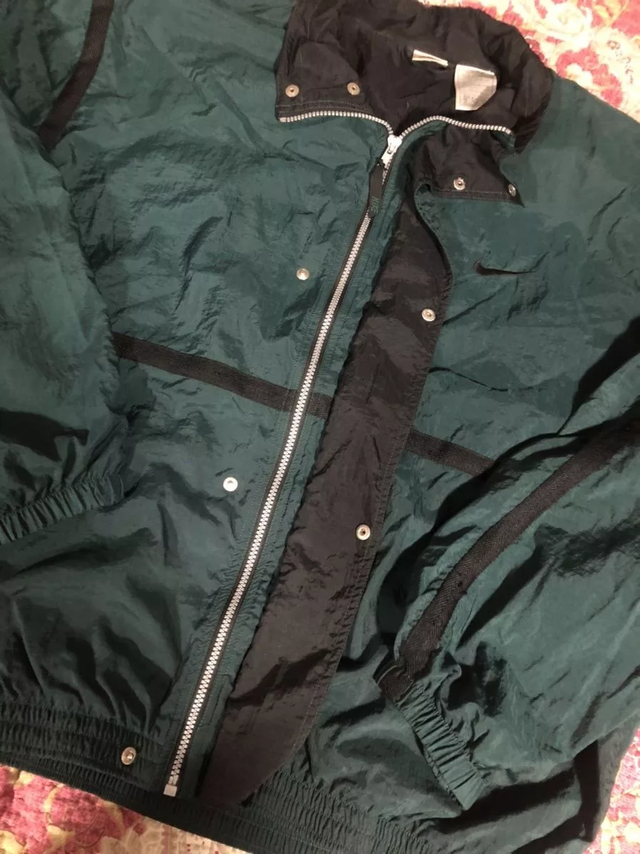 Nike Light Jackets Vintage Nike Windbreaker Green