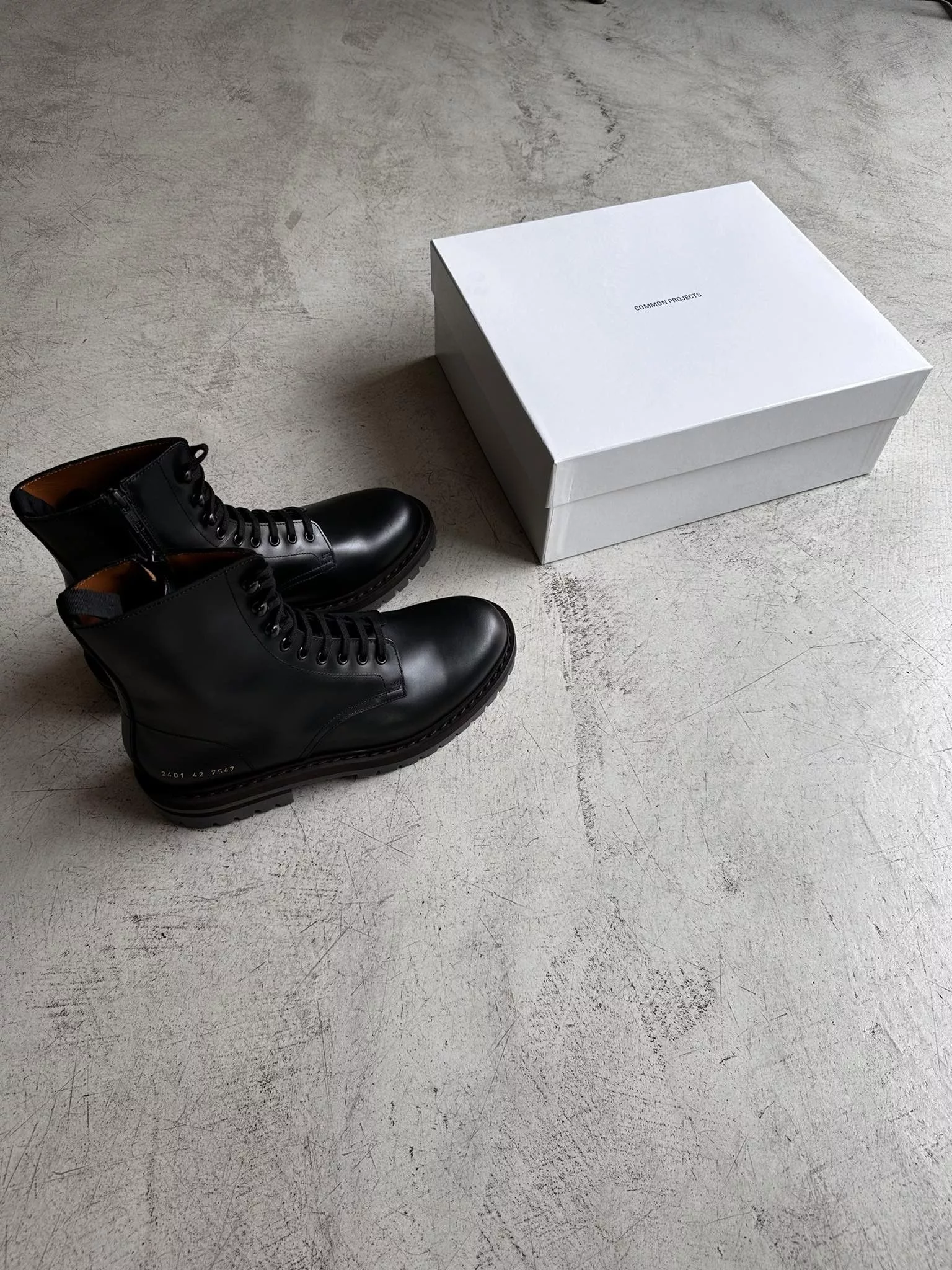 Common Projects Boots Common Projects Combat Boot Black 2401 7547 US 12 EU 45