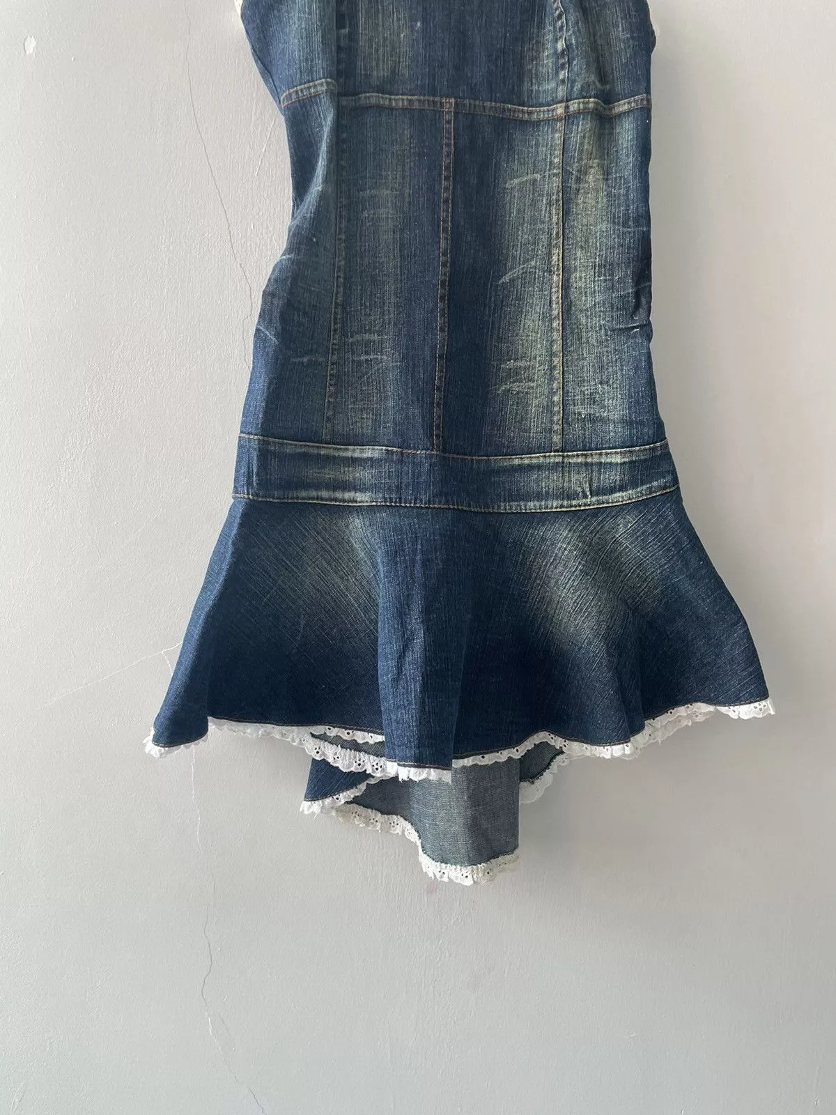 Vintage Mini Dresses Vintage Y2k dress Blue