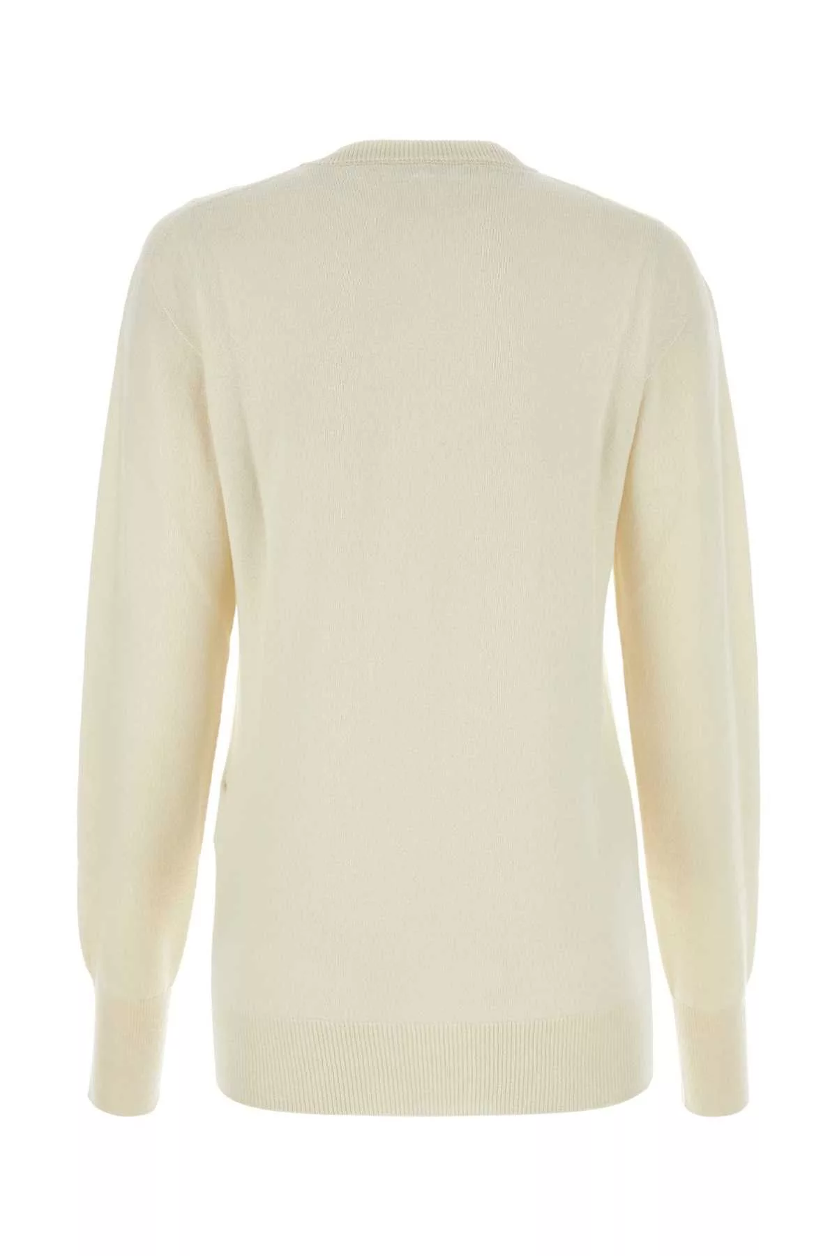 Jil Sander Sweaters Jil Sander Ivory Cashmere Sweater Multi
