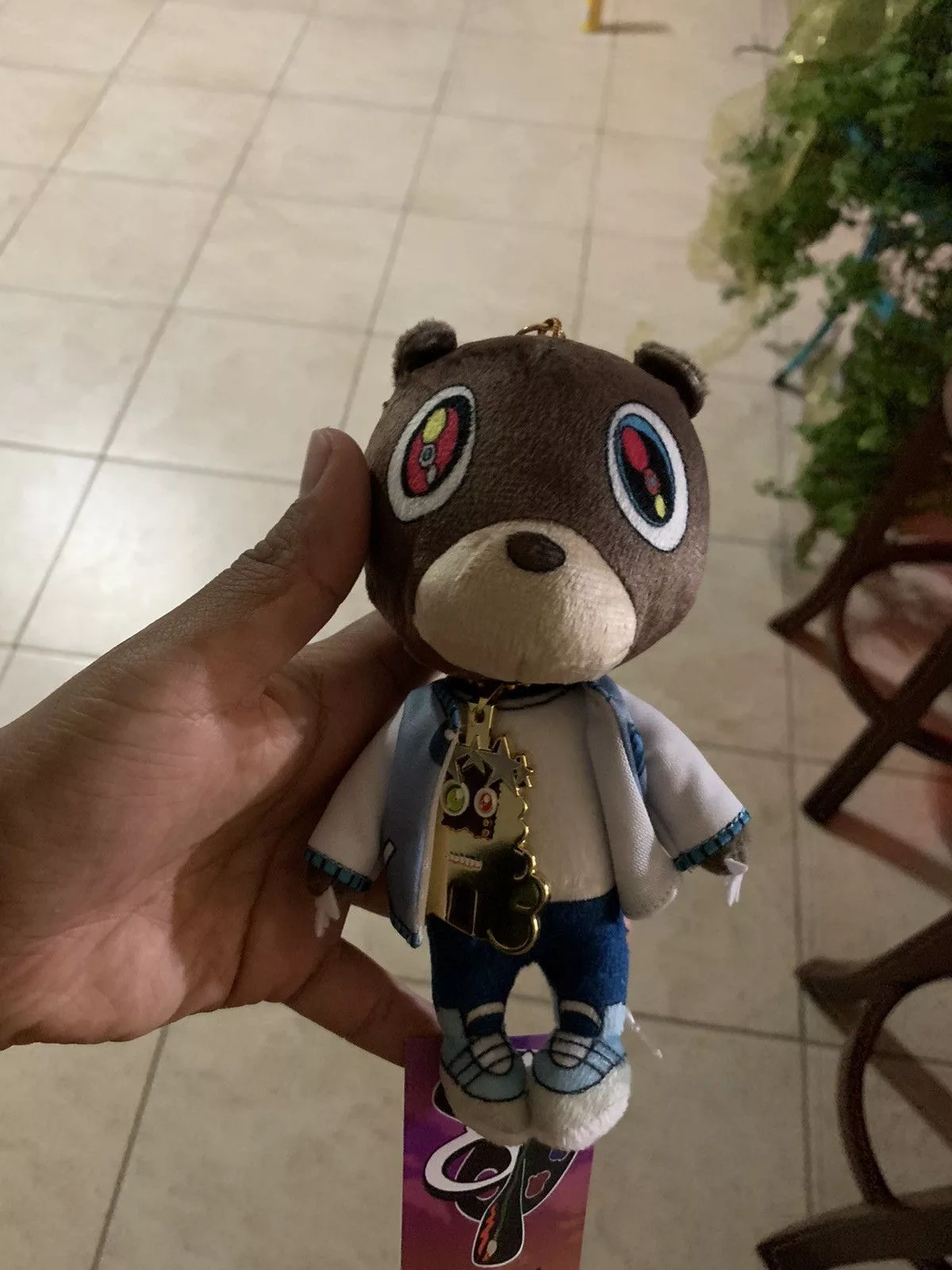 Kanye West Miscellaneous Kanye West Graduation Bear Key Chain Brown