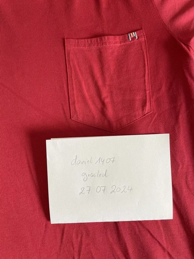 Visvim Short Sleeve T Shirts Visvim T-Shirt Red