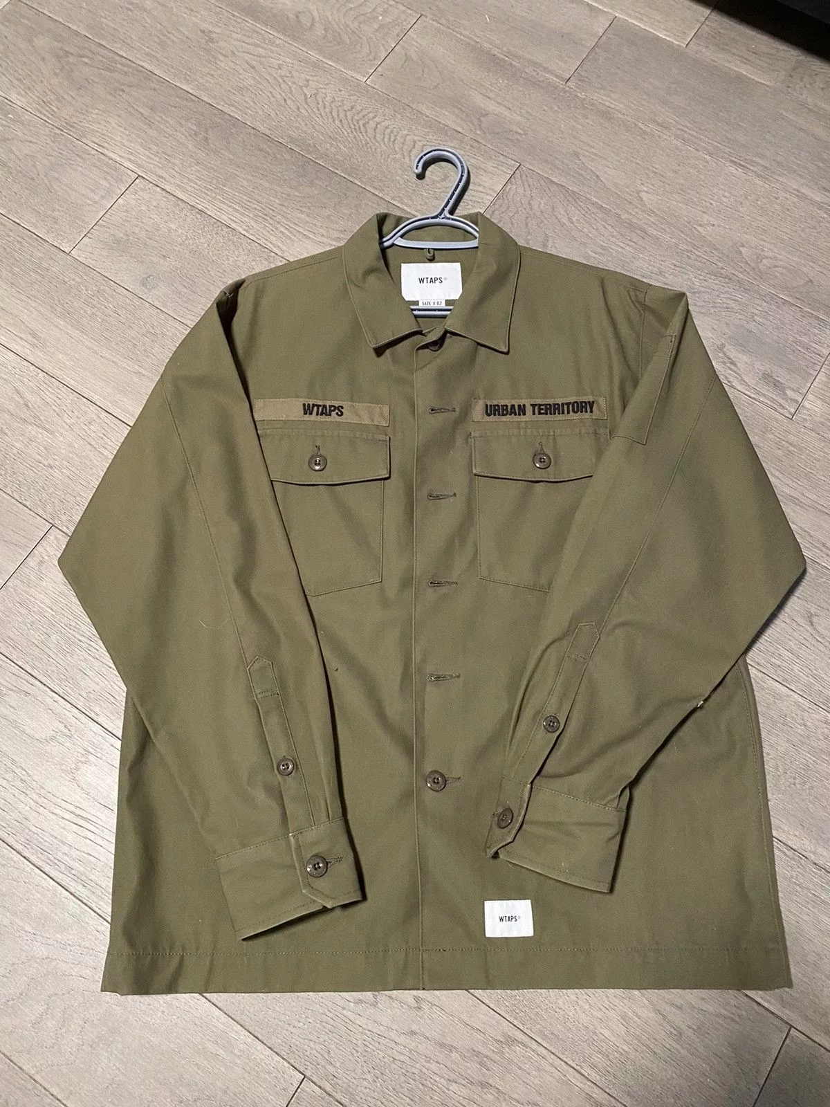 Wtaps Shirts Button Ups Wtaps Buds LS / Cotton twill 2021 size 2 Green
