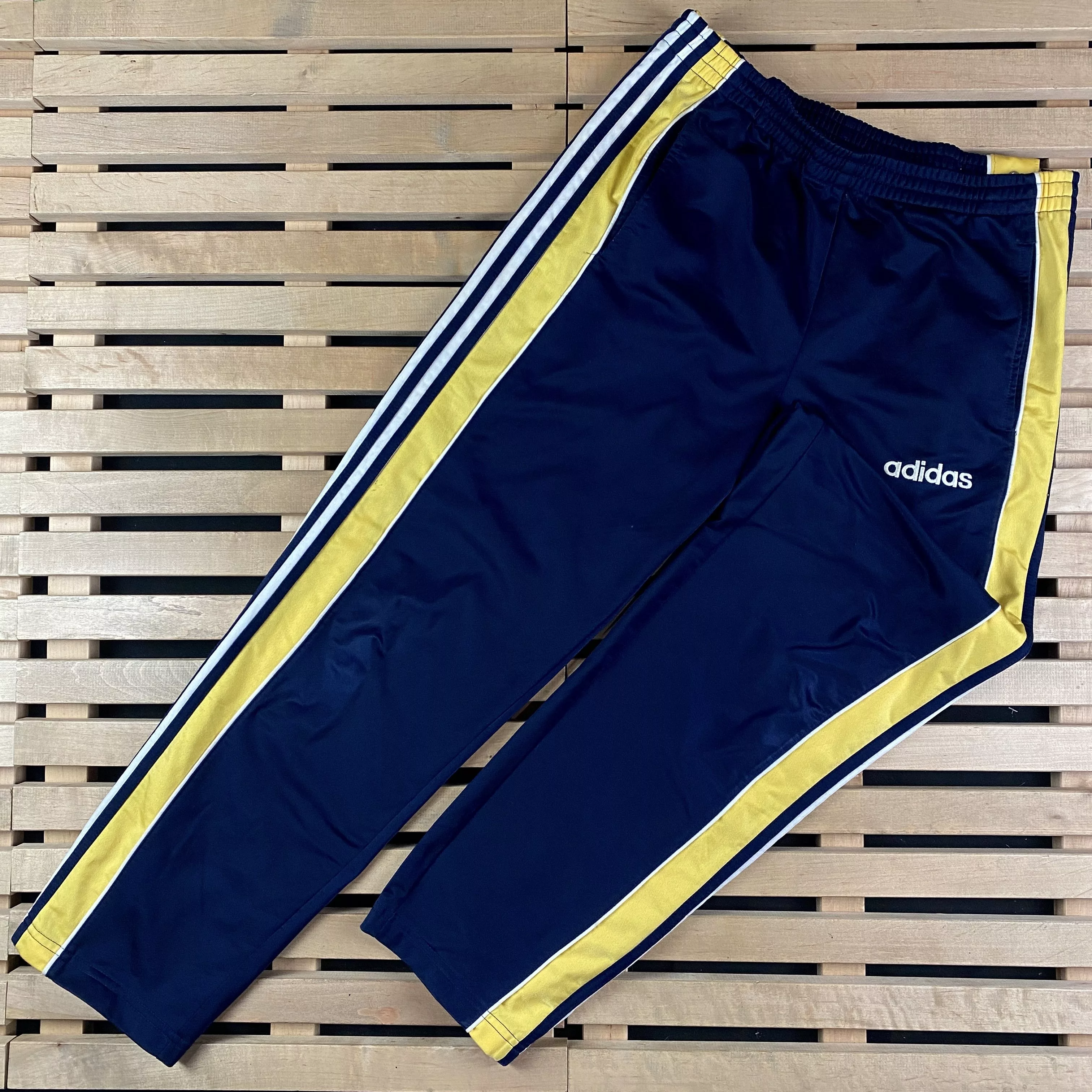 Adidas Casual Pants Adidas × Vintage Men’s Pants Jogger Adidas Vintage Size XL Blue Streetwear
