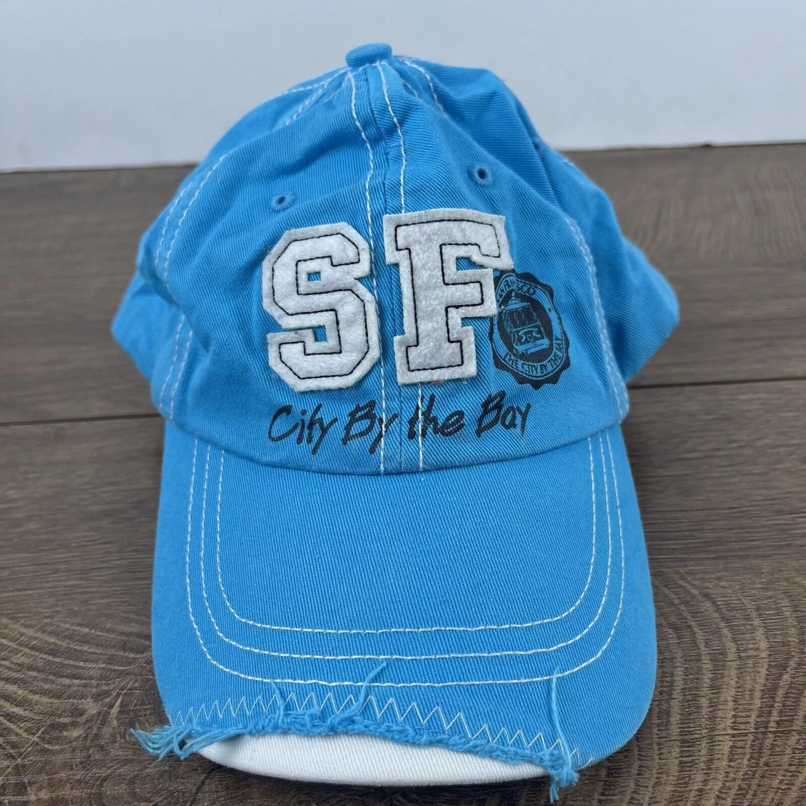 Other Hats Other San Francisco Hat City by the Bay Hat Blue Cap Adjustable Bl
