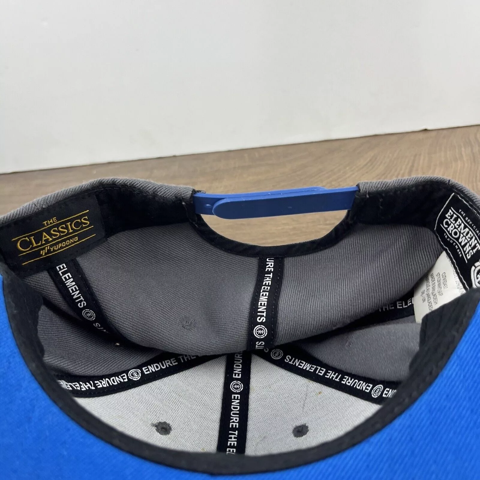 Other Hats Other Element Field Tested Hat Element Gray Snapback Hat Adjustabl