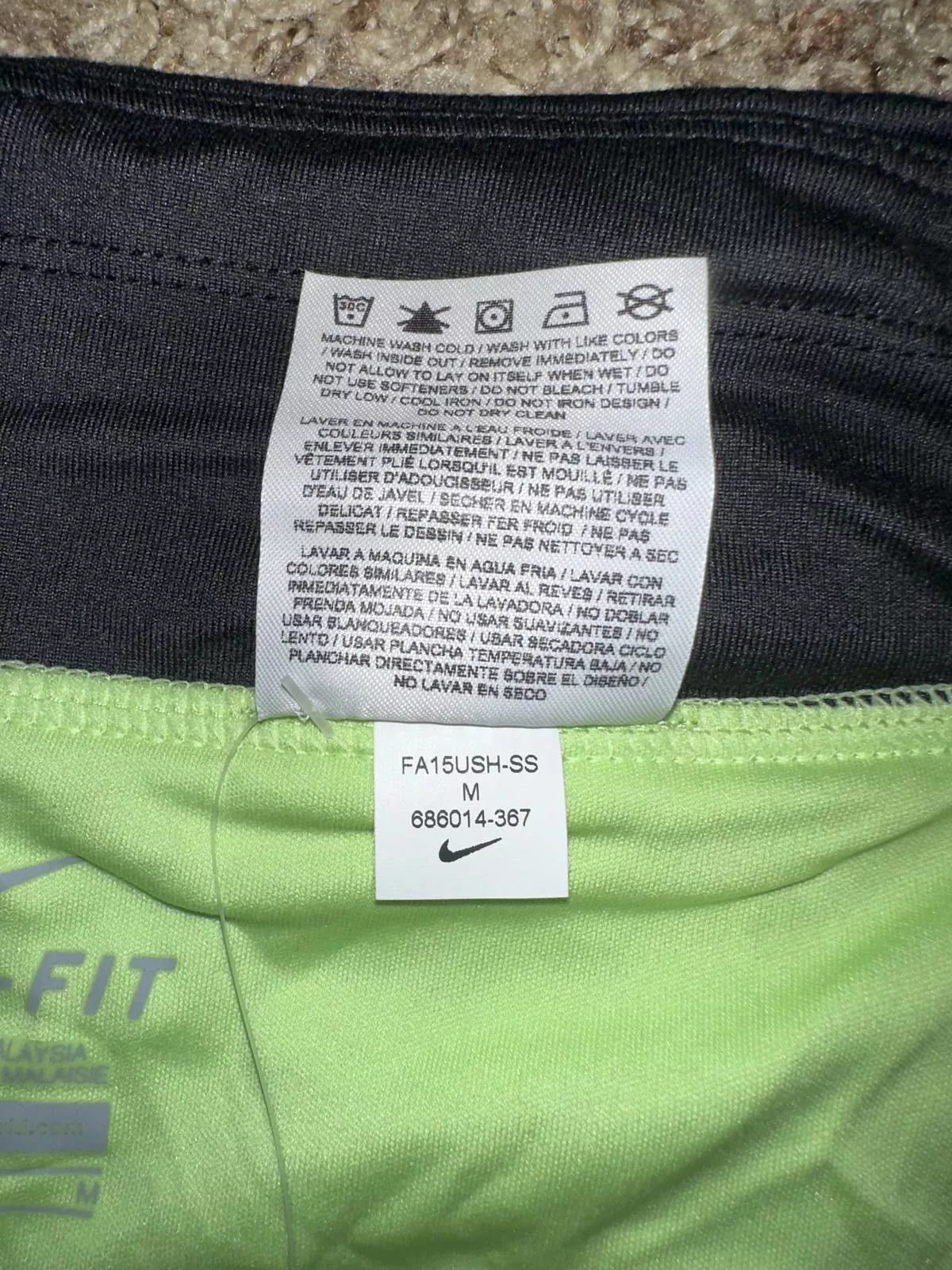 Nike Shorts Nike Rival Printed 4'' Running Shorts Sample Green