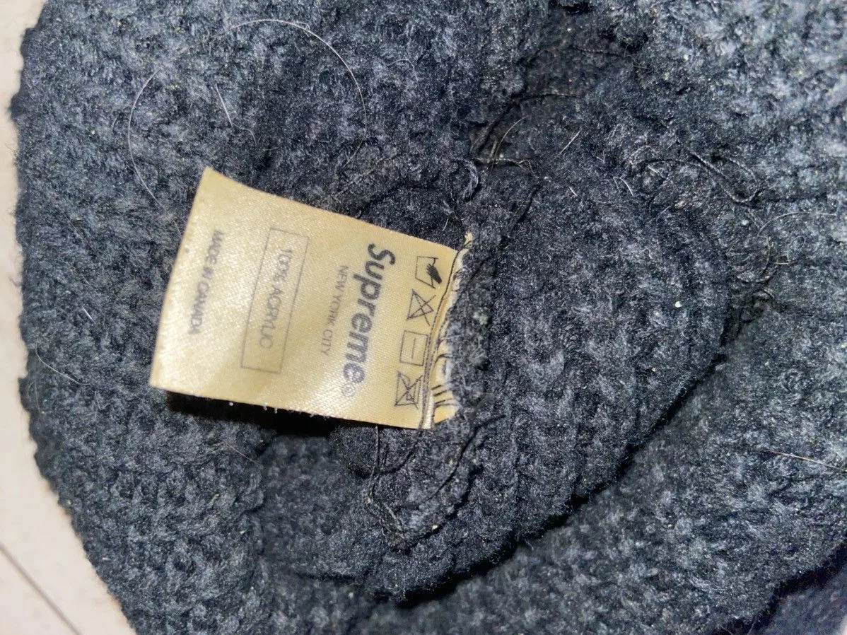 Supreme Hats Rare Supreme Swordfish Beanie 2011 Blue