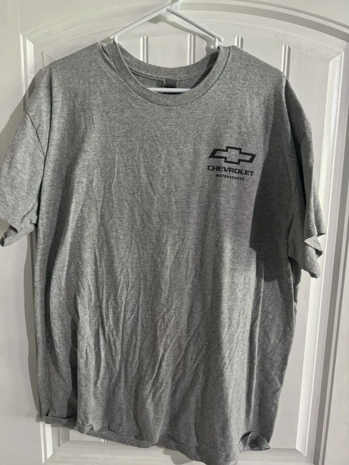 Gildan Short Sleeve T Shirts Gildan × Vintage team chevrolet car outline shirt Gray