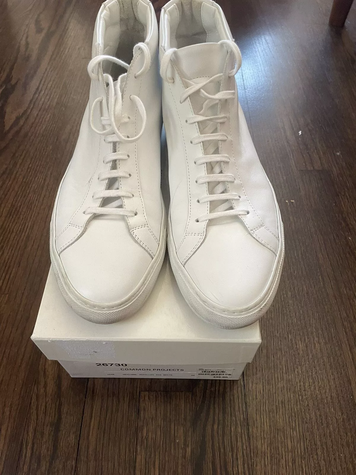 Common Projects Casual Leather Shoes Common Projects Achilles High White