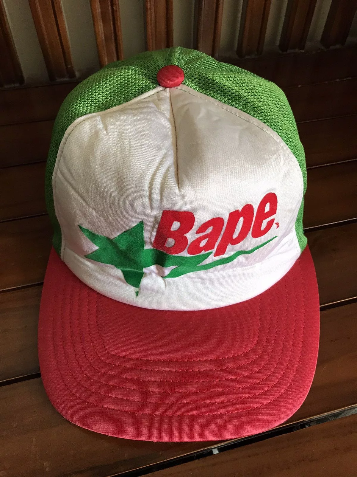 Bape Hats Bape Sta Mesh Cap Green