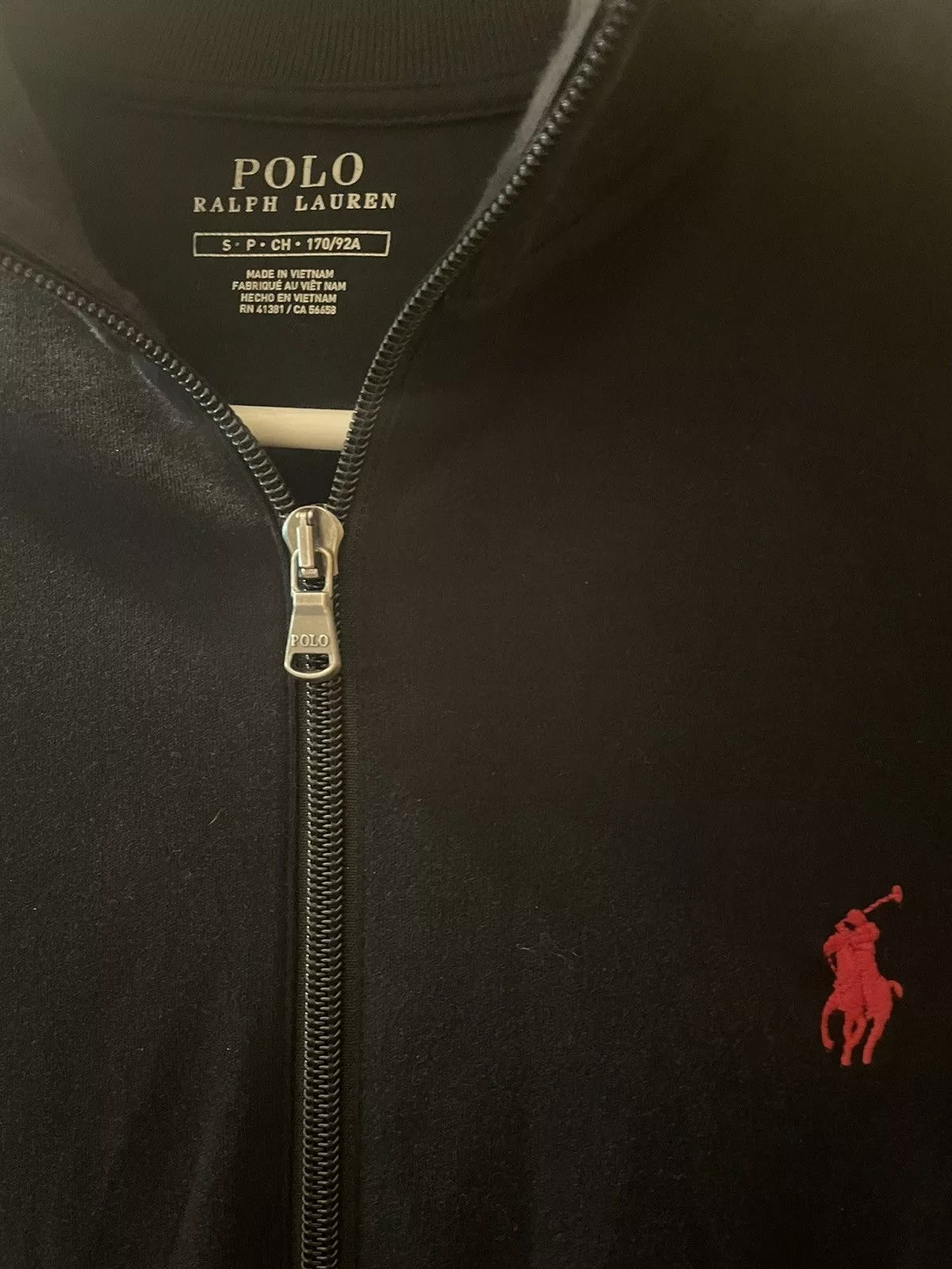 Polo Ralph Lauren Light Jackets Polo Ralph Lauren zip up Black