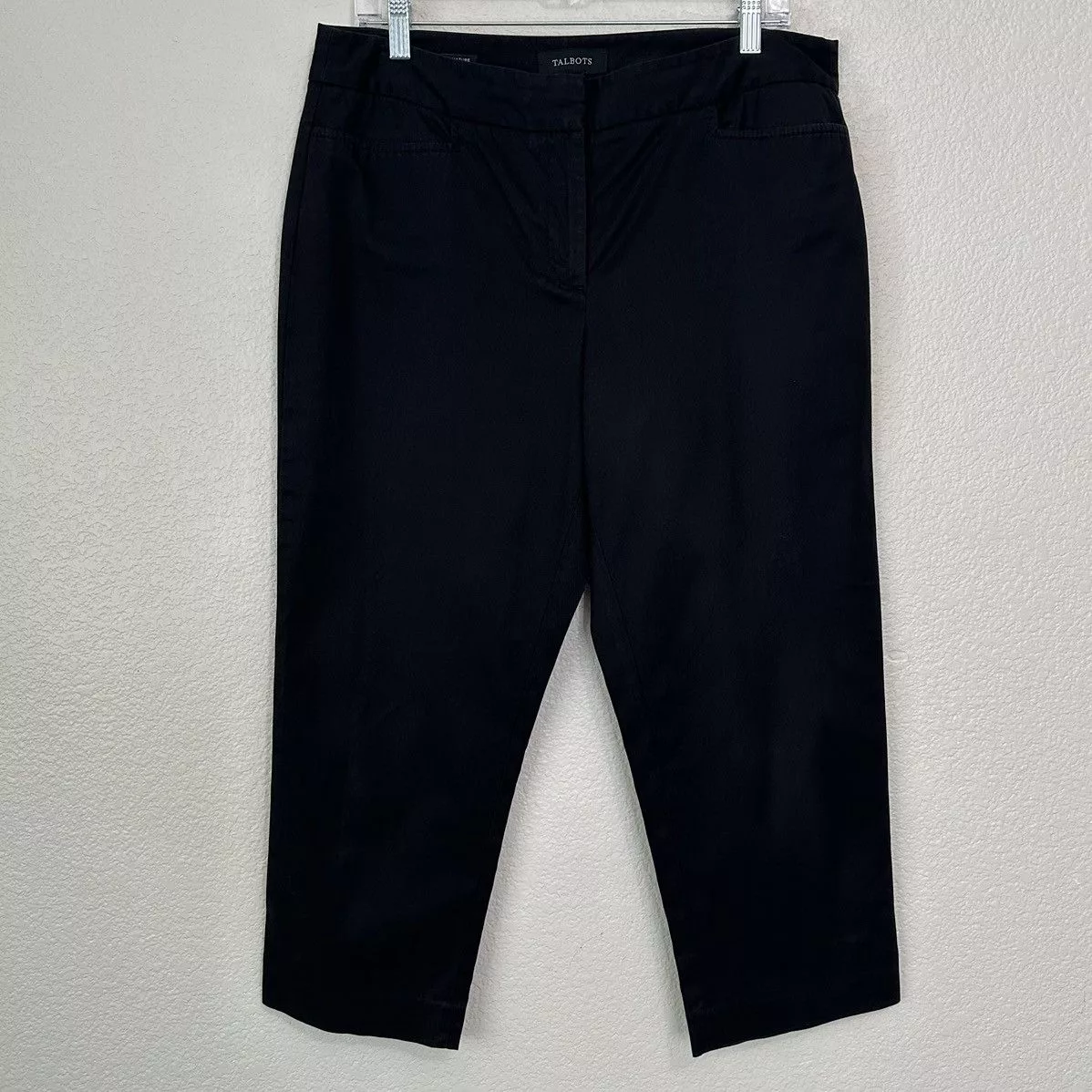 Talbots Pants Talbots Signature Black Stretch Cropped Pants