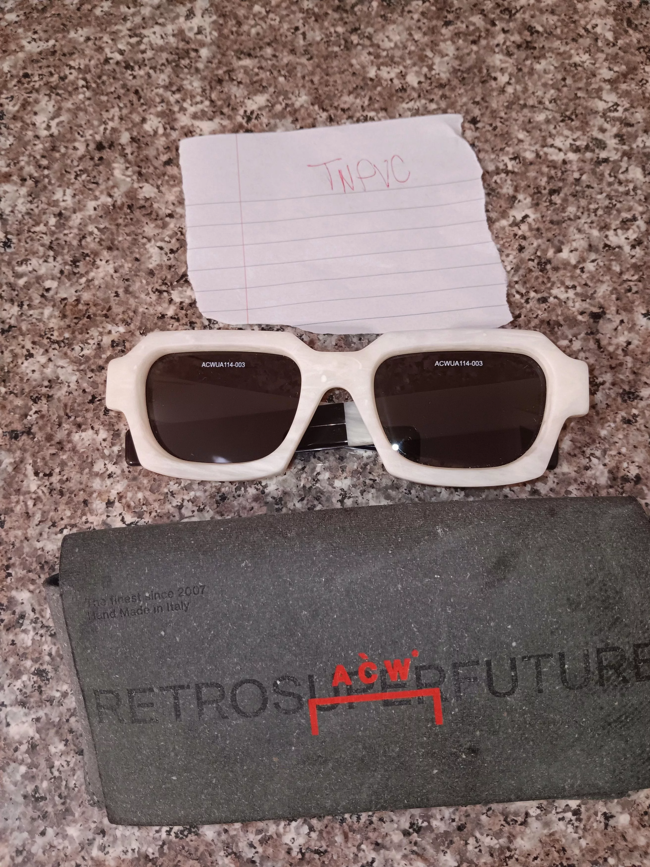 A-COLD-WALL* Sunglasses A-COLD-WALL* × Retrosuperfuture A cold wall × RetroSuperFuture caro white sunglasses Multi