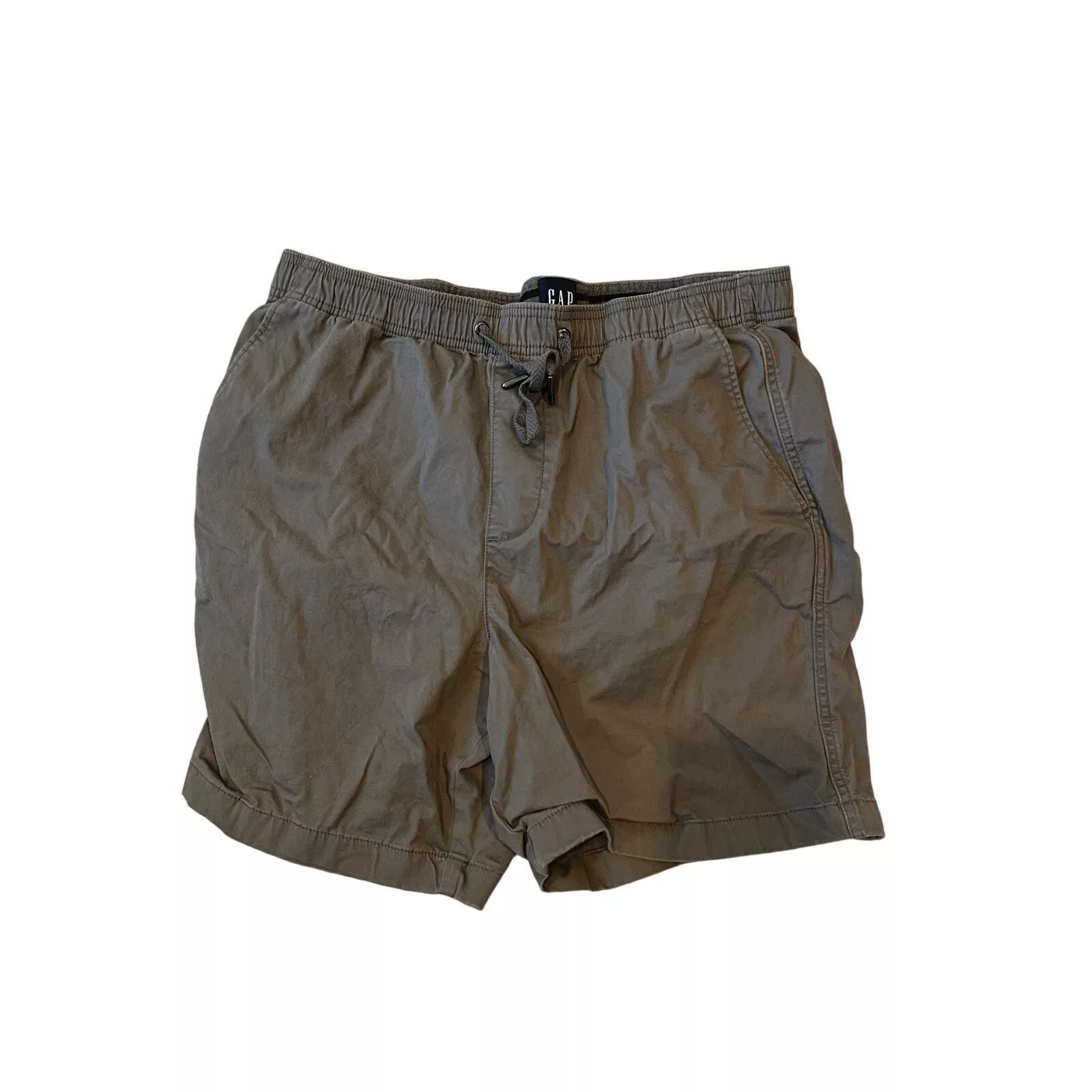 Gap Shorts GAP Drawstring Chino Shorts Mens L Gray