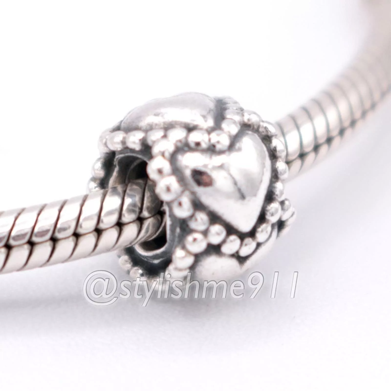 pandora Bracelets Authentic PANDORA Everlasting Love Charm - 790448 Silver
