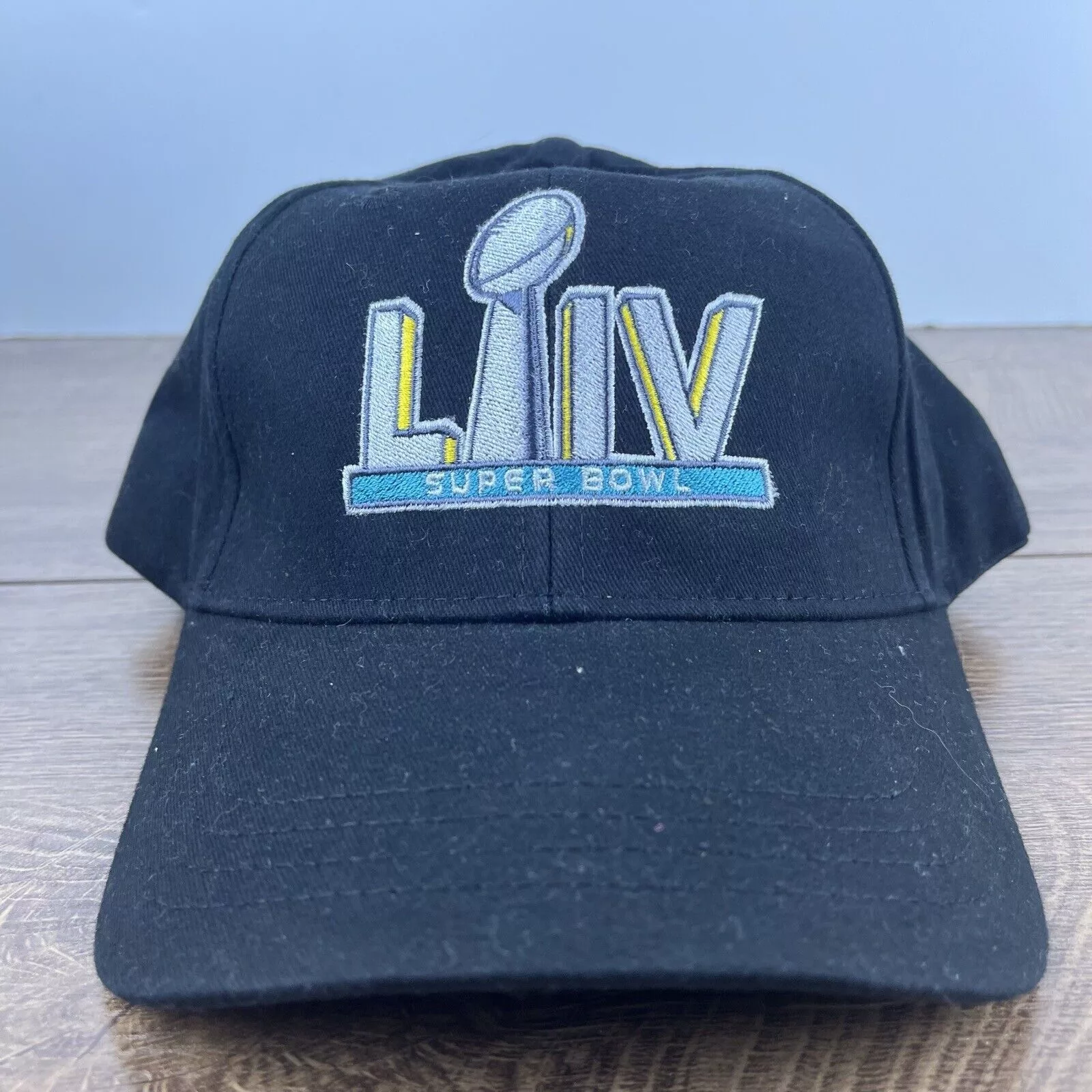 Other Hats Other Super Bowl 53 Hat LIIV Hat Black Hat Adjustable NFL Black Ad