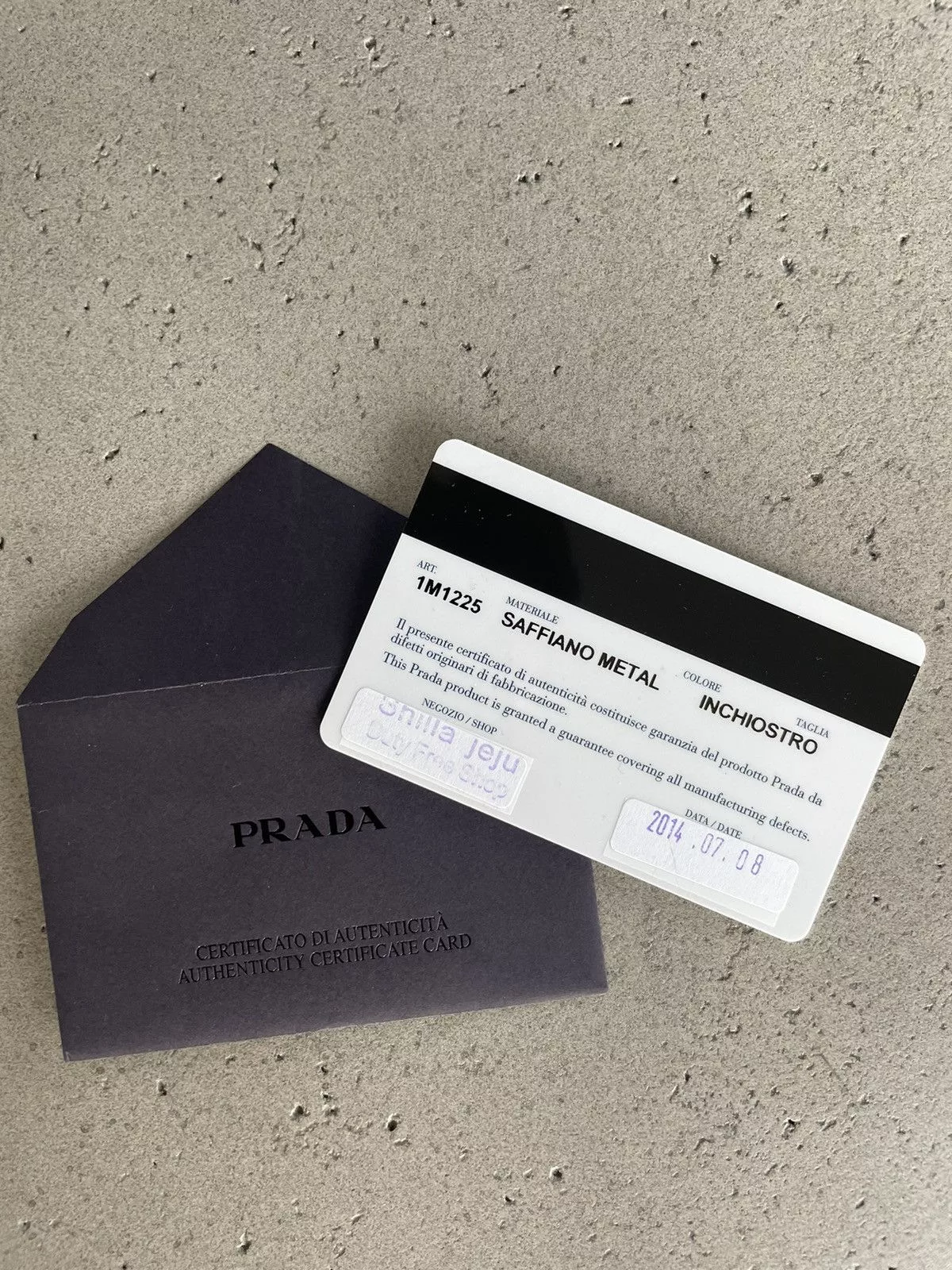 Prada Wallets Prada Saffiano Leather Bifold Wallet Blue
