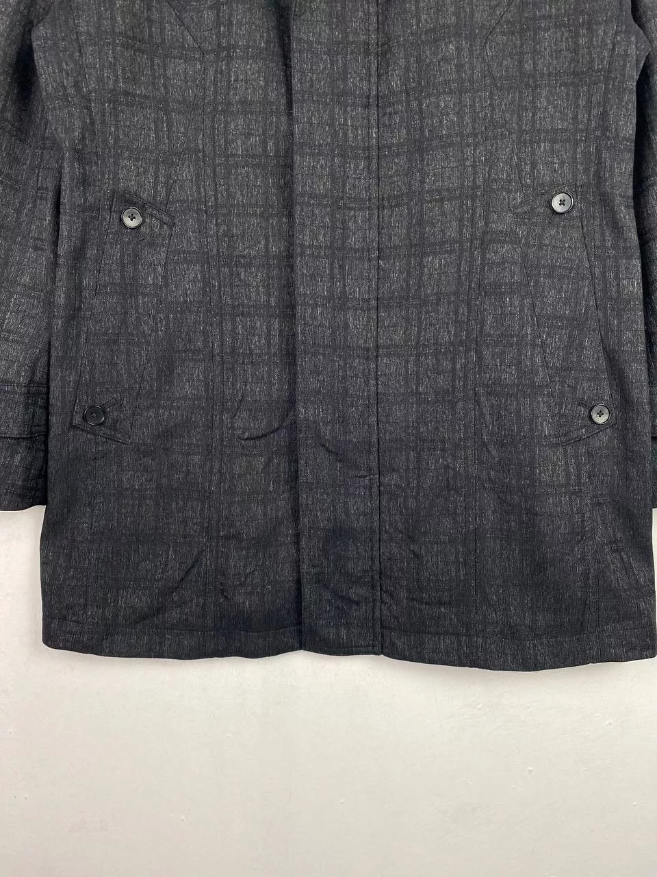Japanese Brand Light Jackets Japanese Brand × semanticdesign semantic design long jacket very nice design Gray Avant-Garde