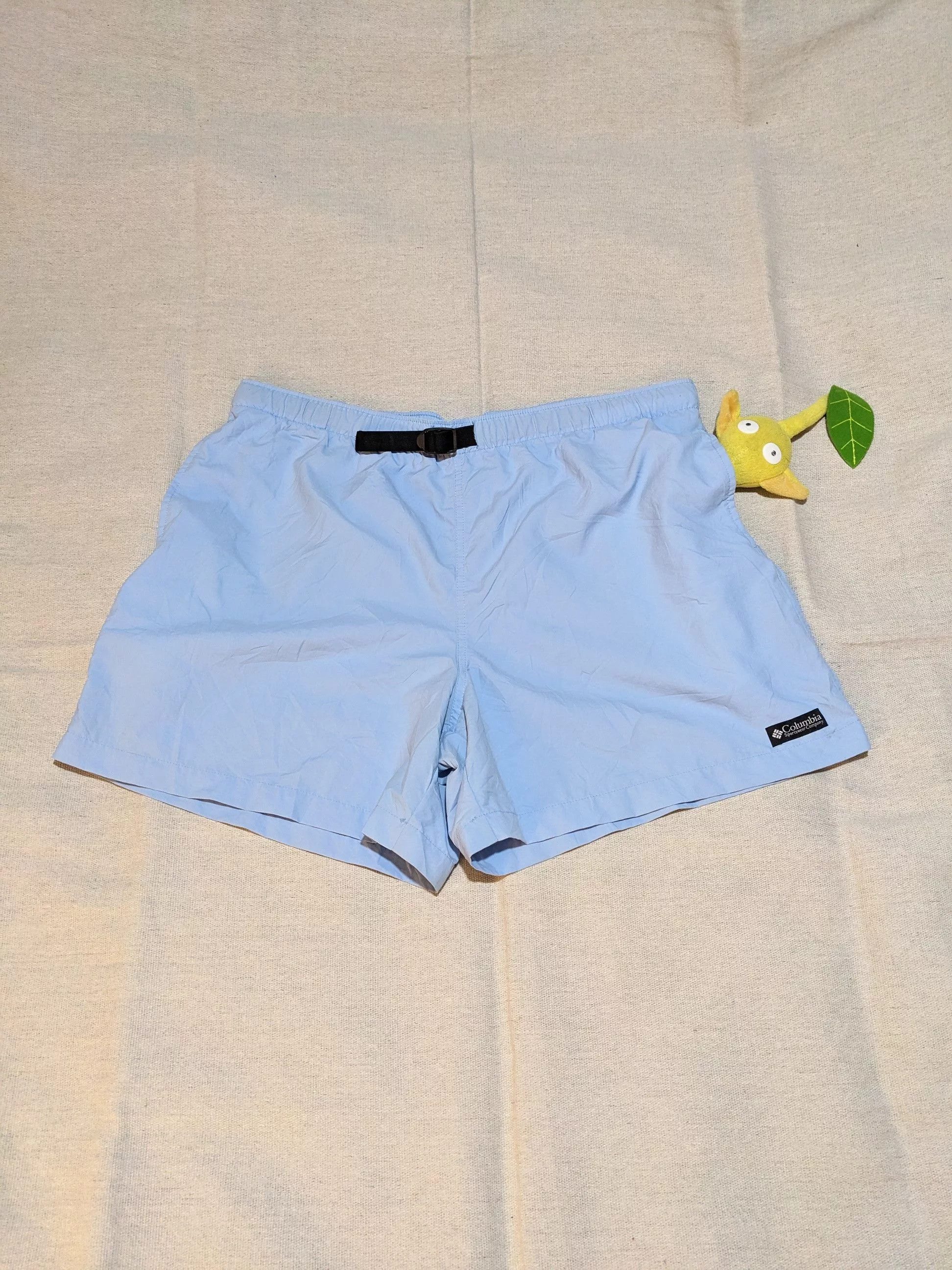Columbia Shorts Vintage Columbia Nylon Shorts Men's Xl Blue