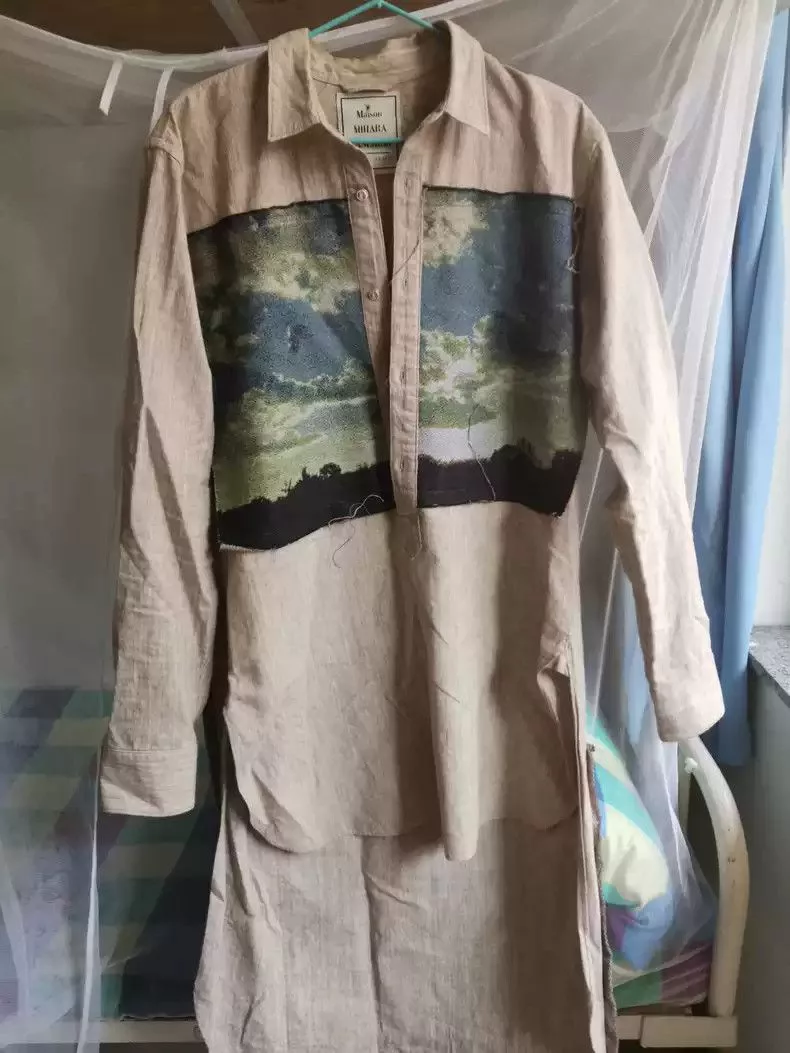 Maison MIHARA YASUHIRO Shirts Button Ups Maison MIHARA YASUHIRO Mihara Yasuhiro show long shirt Brown