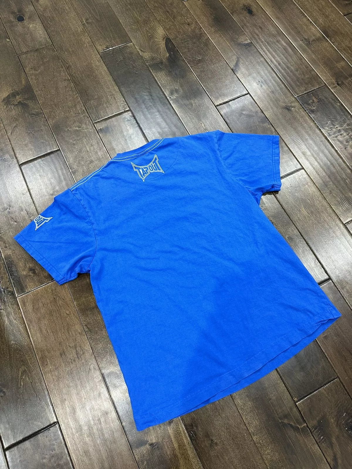 Tapout Short Sleeve T Shirts Blue Tapout short sleeve tee Streetwear