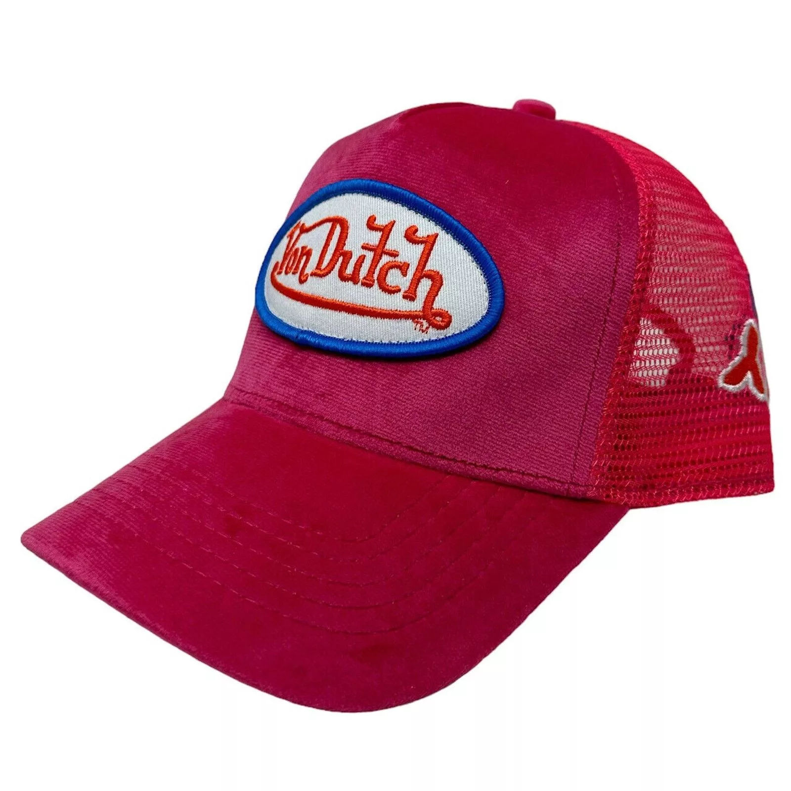Von Dutch Hats Von Dutch Trucker Hat Hot Pink Hollywood Velvet Cap