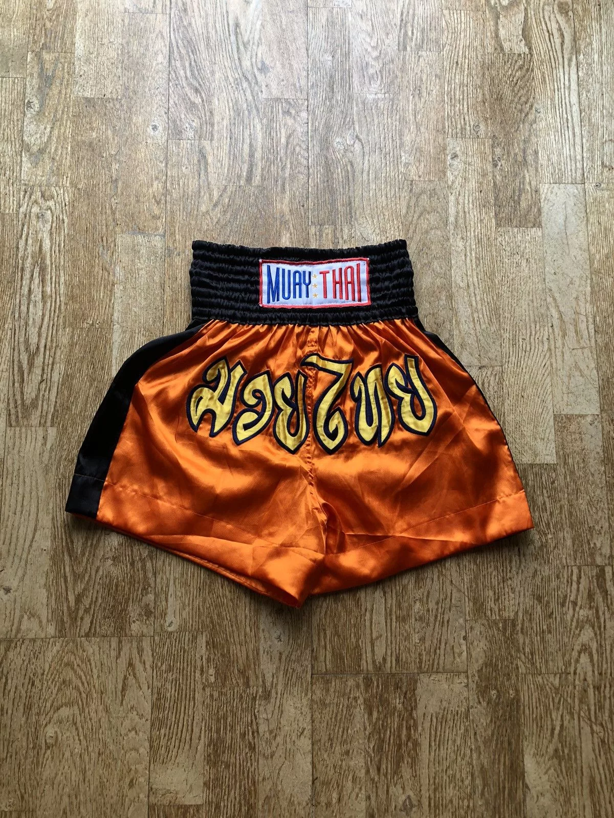 Other Shorts Other VINTAGE MUAY THAI BOXING SPORT QUALITY LIGHT SHORTS Orange Sportswear