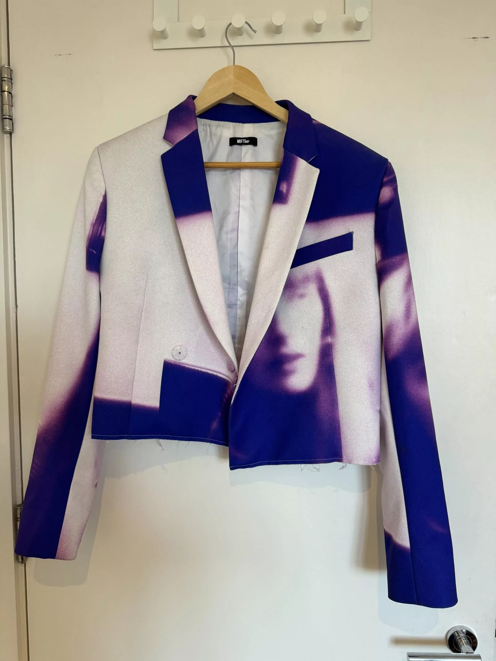 Msftsrep Blazers MSFTSrep Blazer. Size 48. Cropped Purple