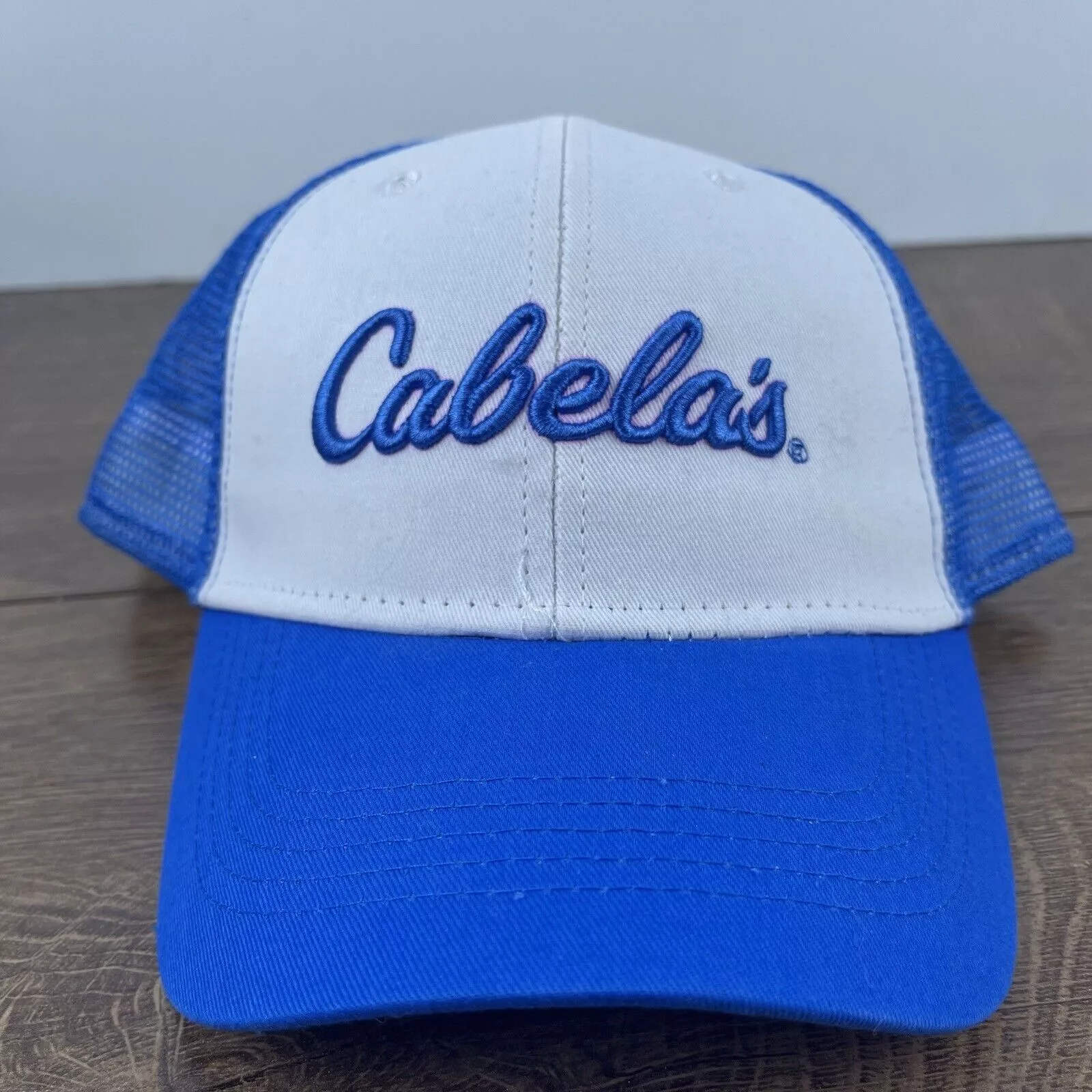 Other Hats Other Cabela's Snapback Hat Cabela Blue White Cap Hat Adjustable H