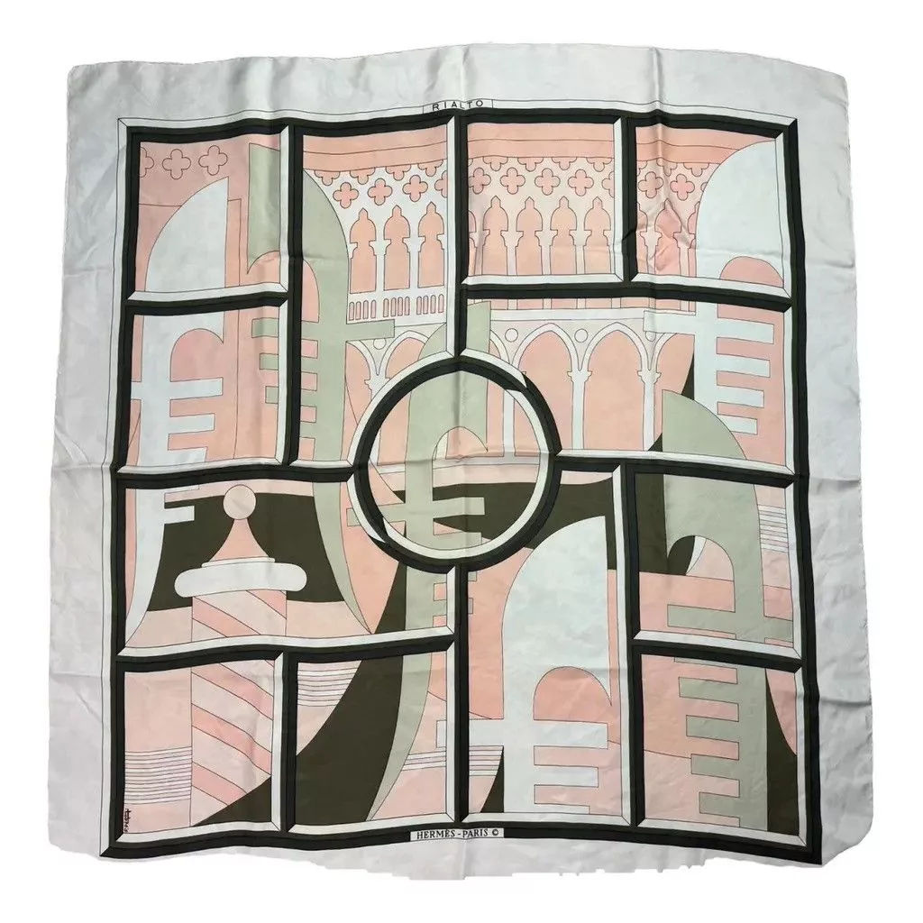 Hermes Scarves Hermes silk scarf Multi
