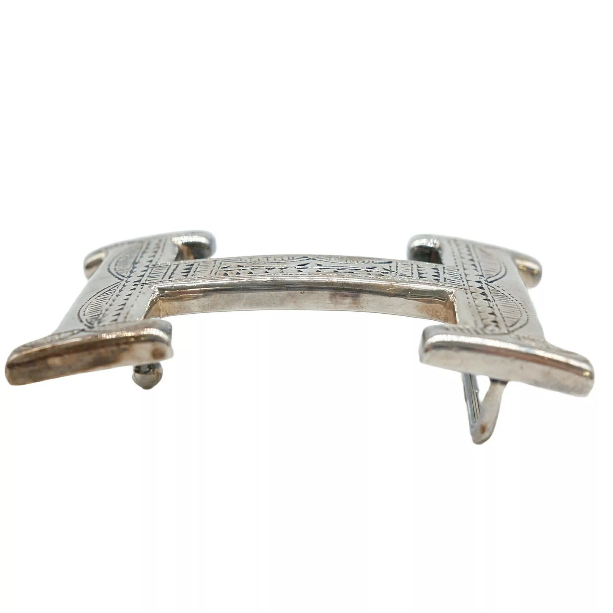 Hermes Miscellaneous Hermes Belt Buckle Constance Touareg SV925 Silver Multi