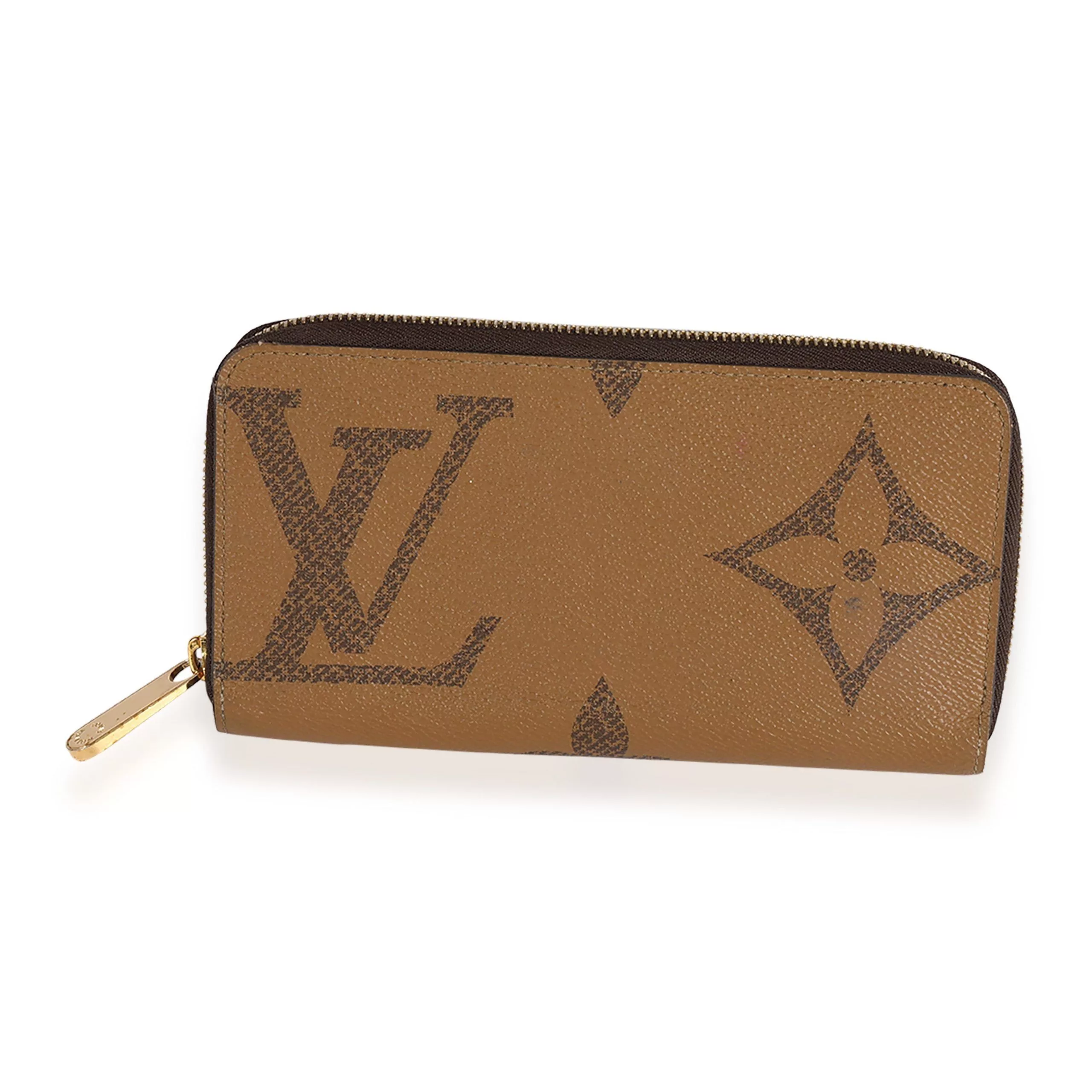 Louis Vuitton Rings Louis Vuitton Monogram Giant Zippy Wallet Brown