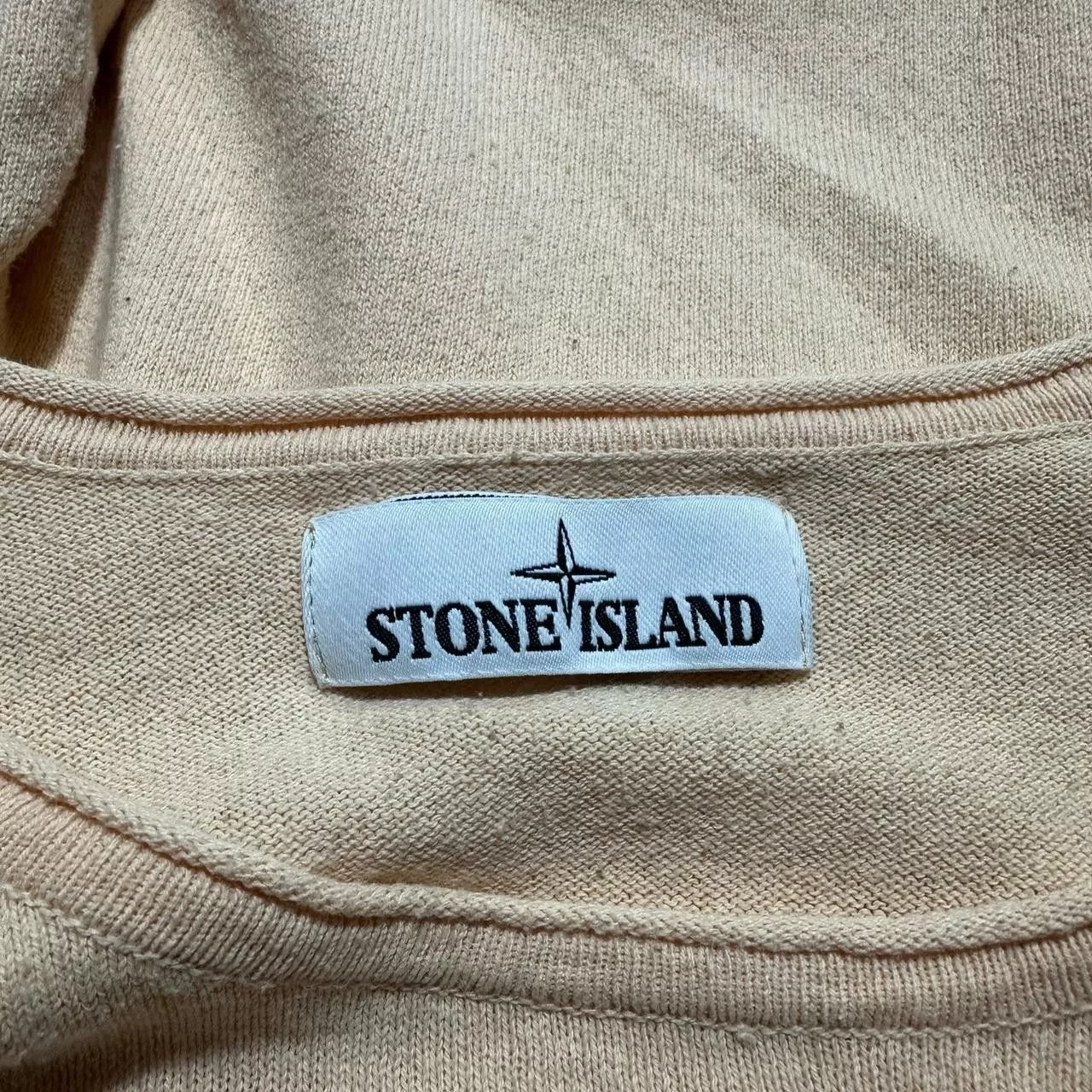 Stone Island Short Sleeve T Shirts Stone Island Pullover Thin Jumper Pink