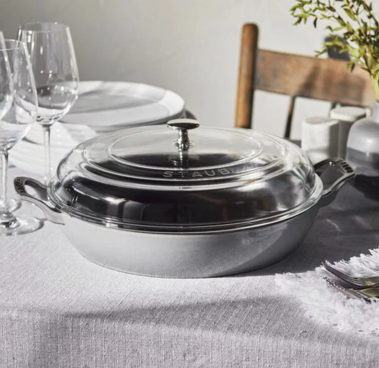 Sauté Pans 3.5-qt Braiser with Glass Lid - Graphite Grey