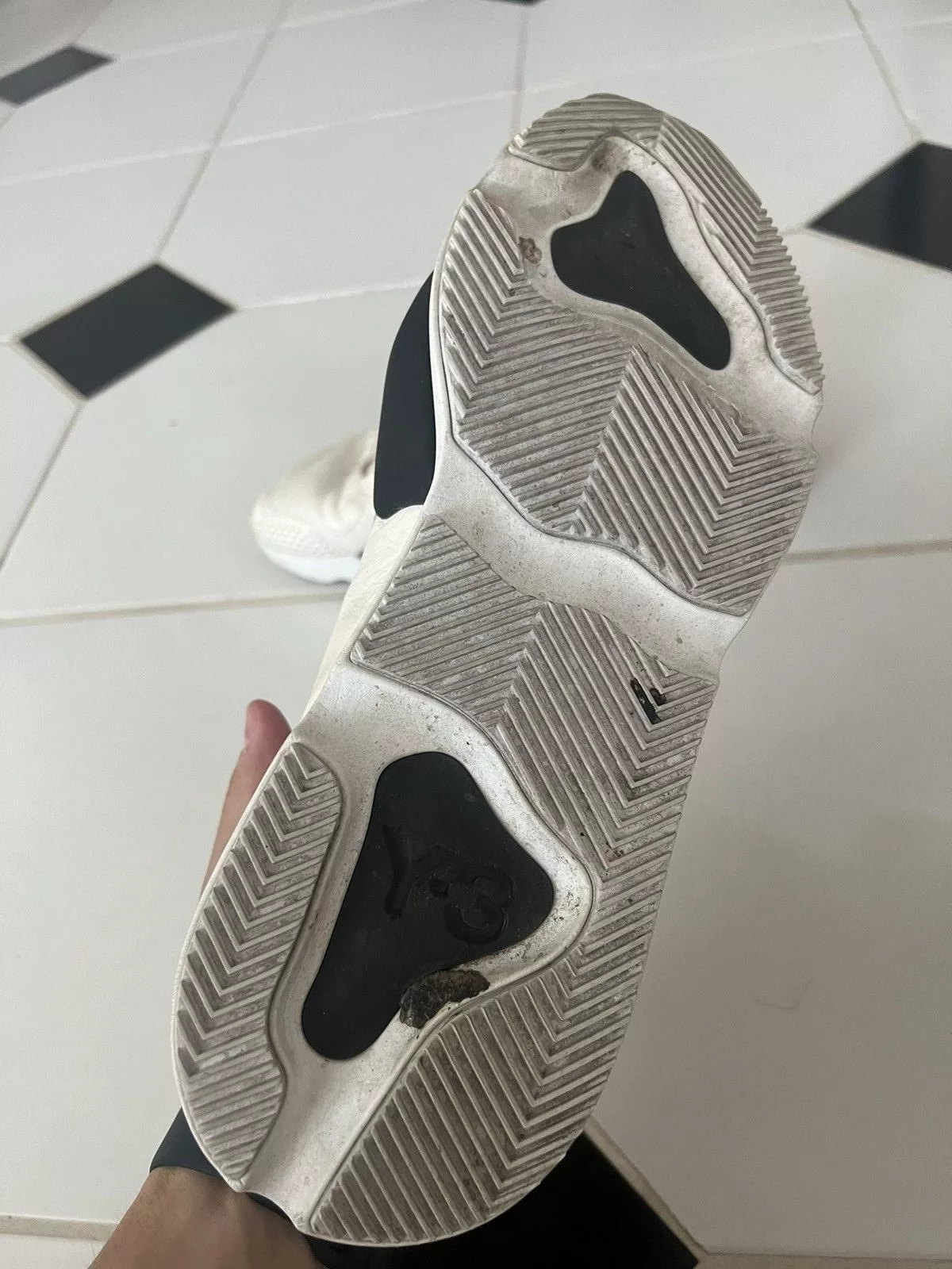 Y-3 Low Top Sneakers Y-3 Kaiwa Sneakers White Black