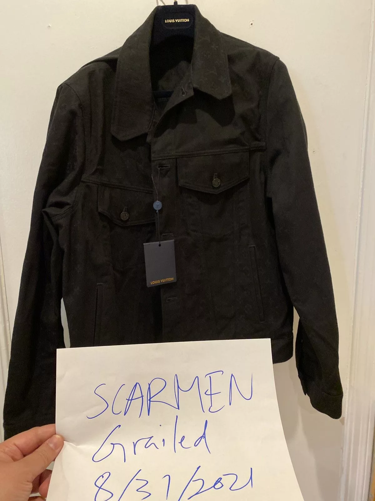 Louis Vuitton Denim Jackets Louis Vuitton denim monogram jacket Black