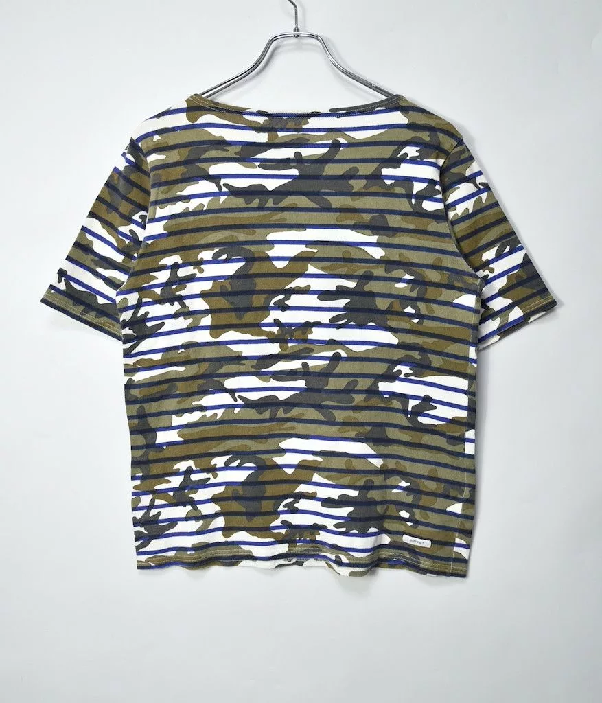 uniform experiment Short Sleeve T Shirts uniform experiment Sophnet/camo graphic stripe t-shirt/23618 - 0505 50 Multi