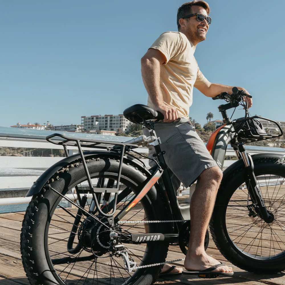 Aventure Rear Rack on Bike Lifestyle Shot- common