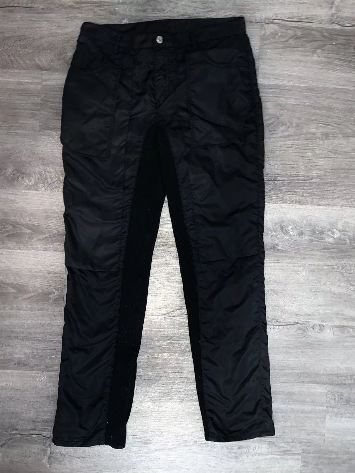 Helmut Lang Casual Pants Helmut Lang Nylon Inside Out Pant Black