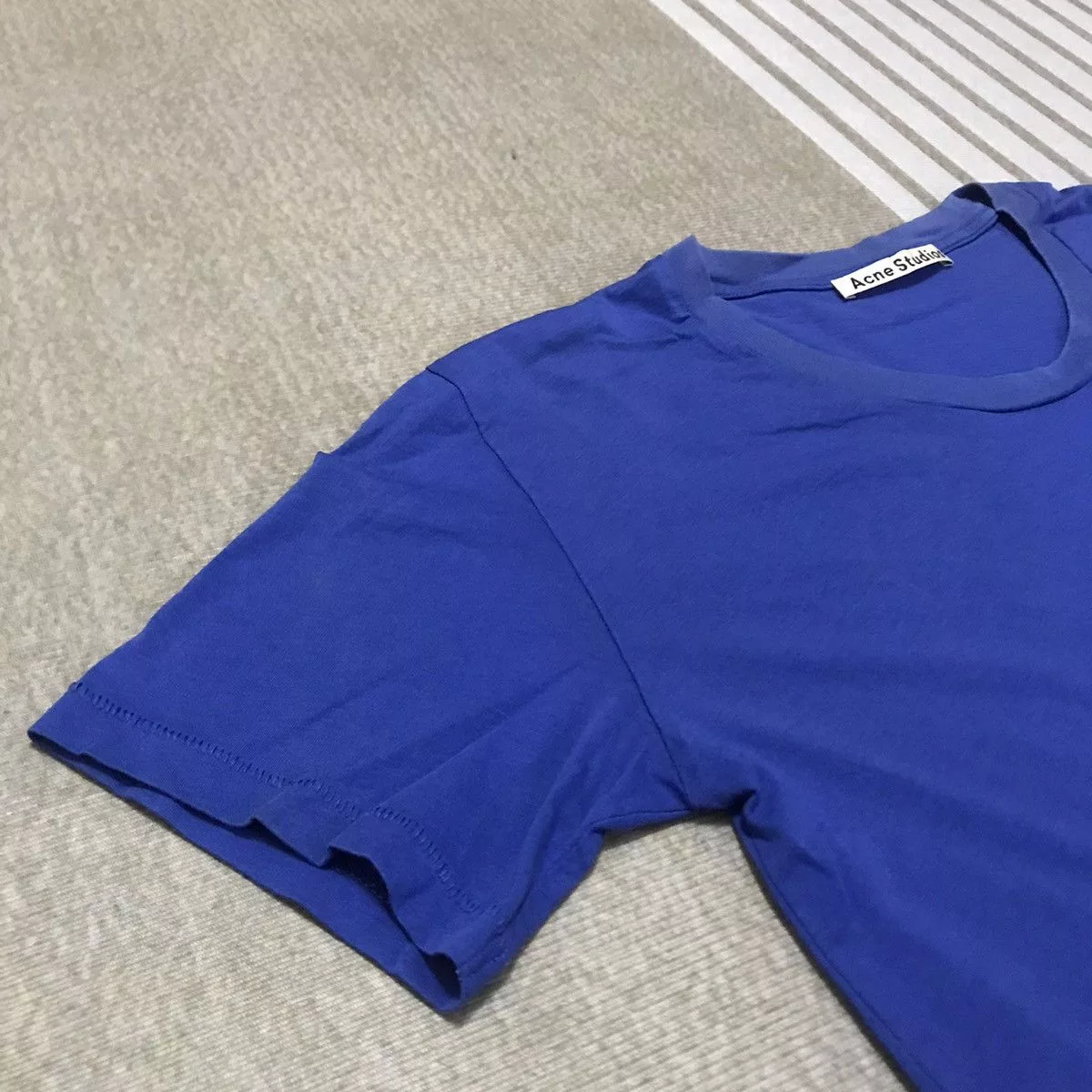 Acne Studios Short Sleeve T Shirts ACNE STUDIOS PSS14 TEE Blue