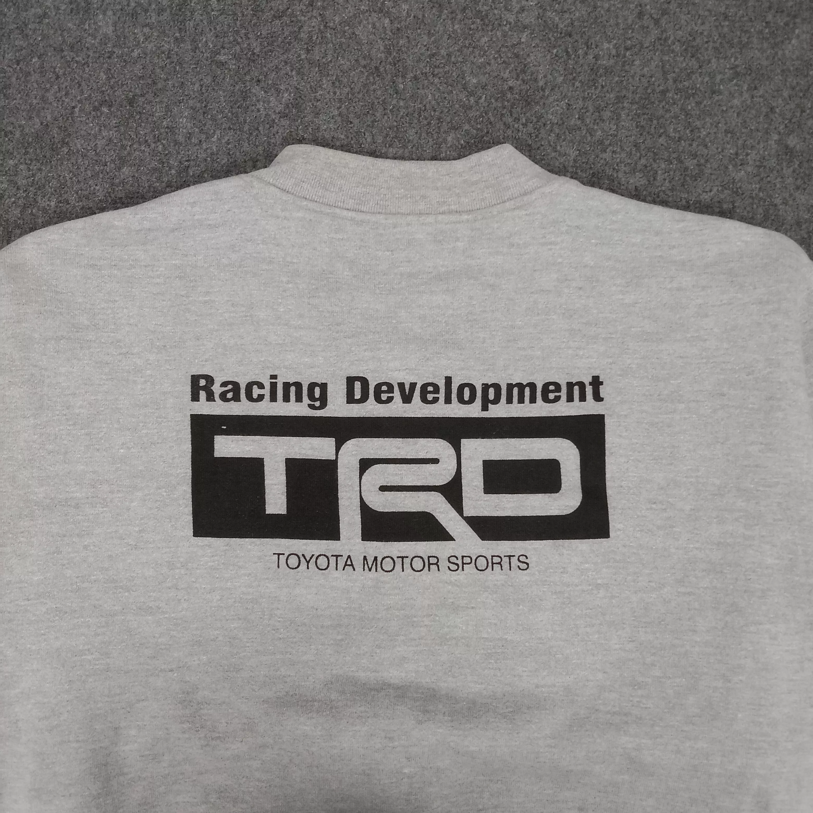 Dickies Sweatshirts Hoodies Dickies × Vintage Dickies X TRD Racing Development Custom Logo Sweater Gray