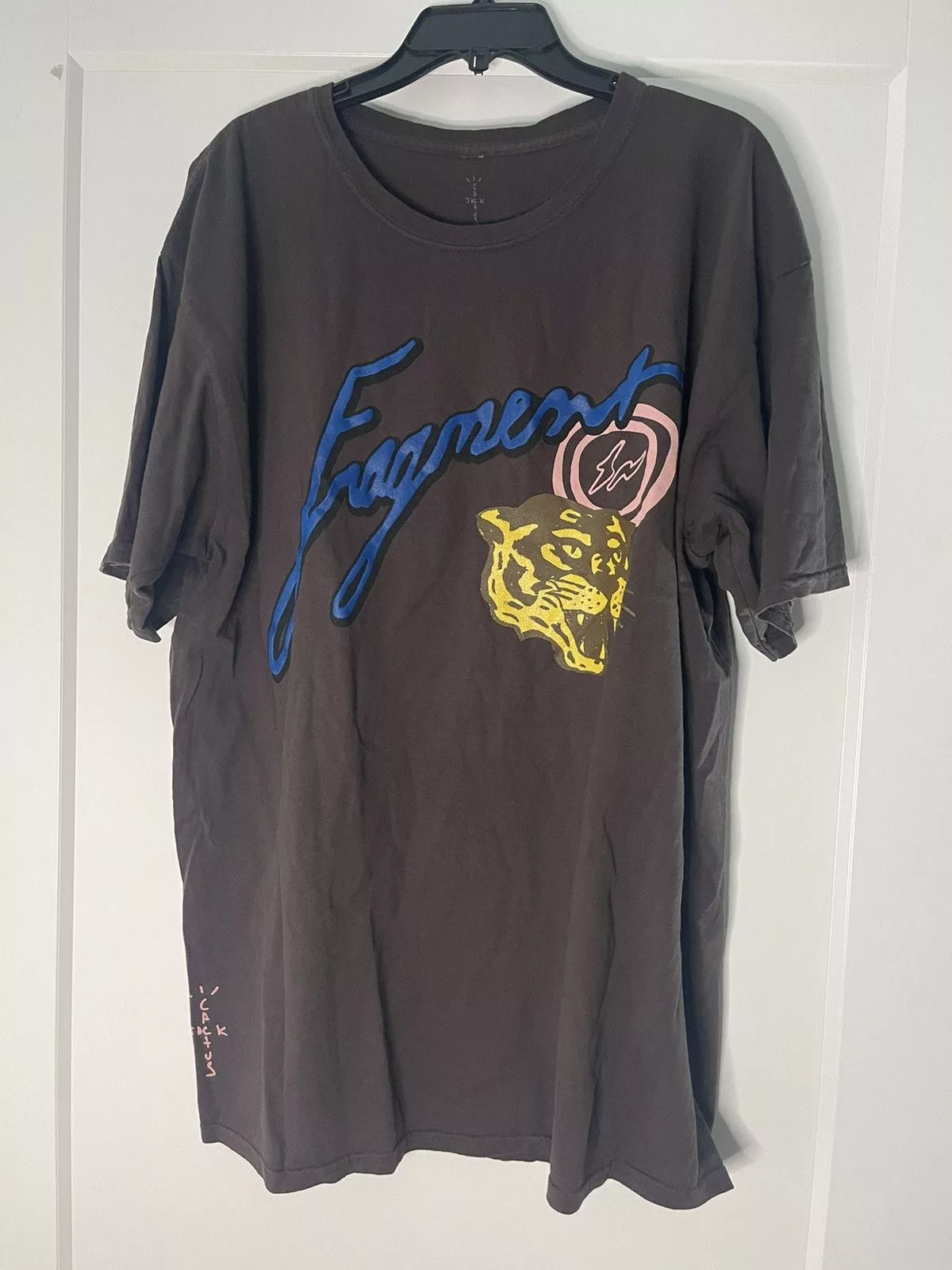 Fragment Design Short Sleeve T Shirts Fragment Design × Travis Scott Travis Scott x Fragment Design Tee Brown