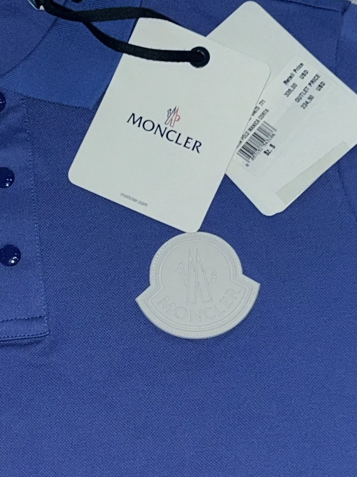 Moncler Polos Moncler Shirt Blue