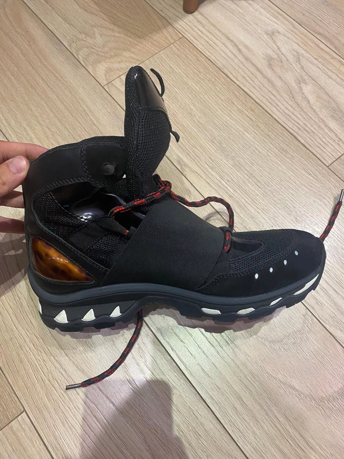 Givenchy Boots Givenchy Leather Hiking Boots Black