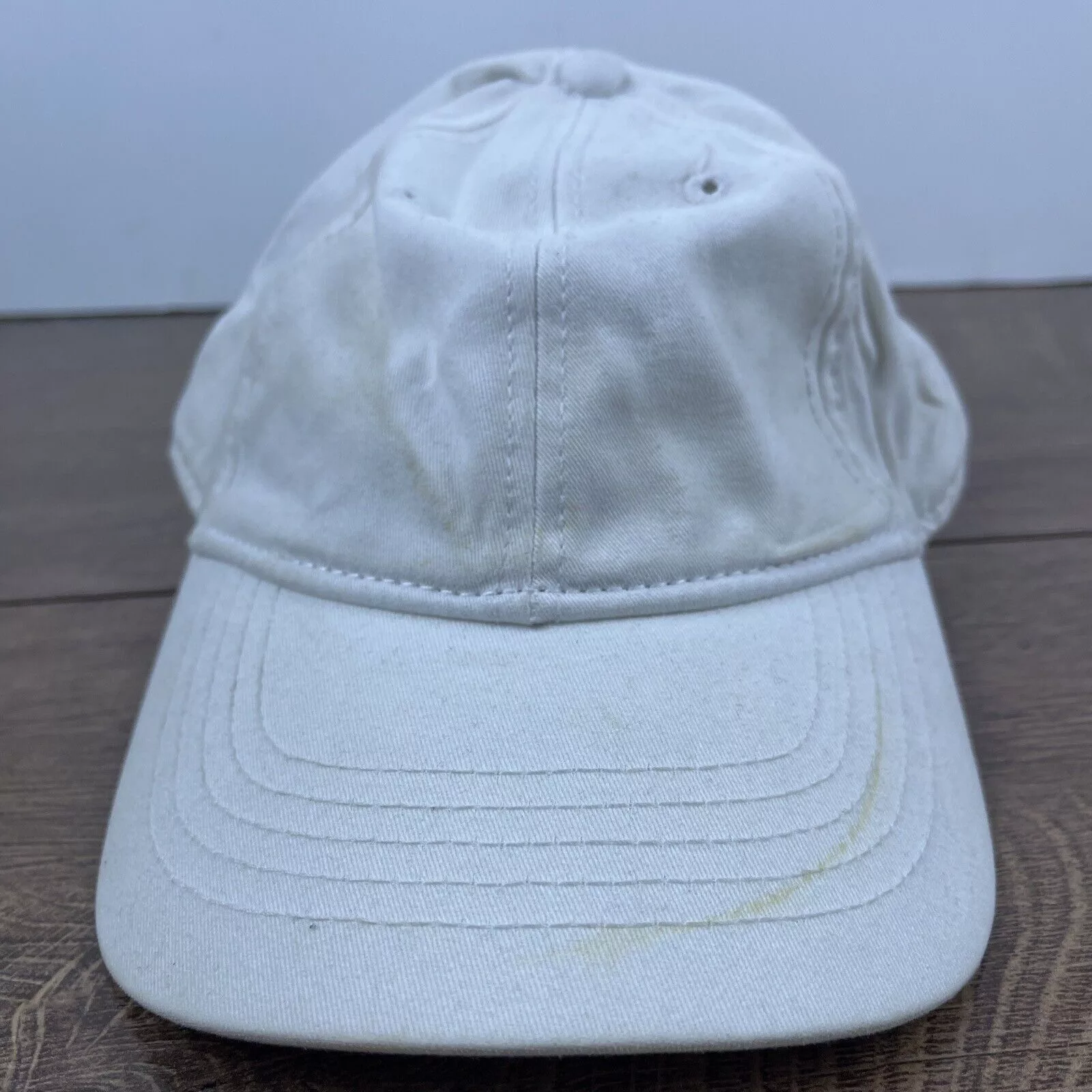 Other Hats Other Plain White Hat White Hat Adjustable Adult Size Hat White Ca